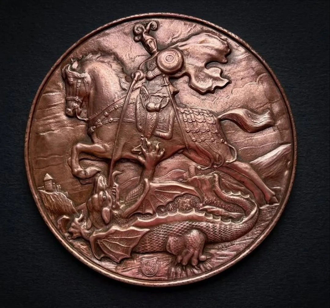 Mecap - André Louis - Wall plate - Saint Georges...