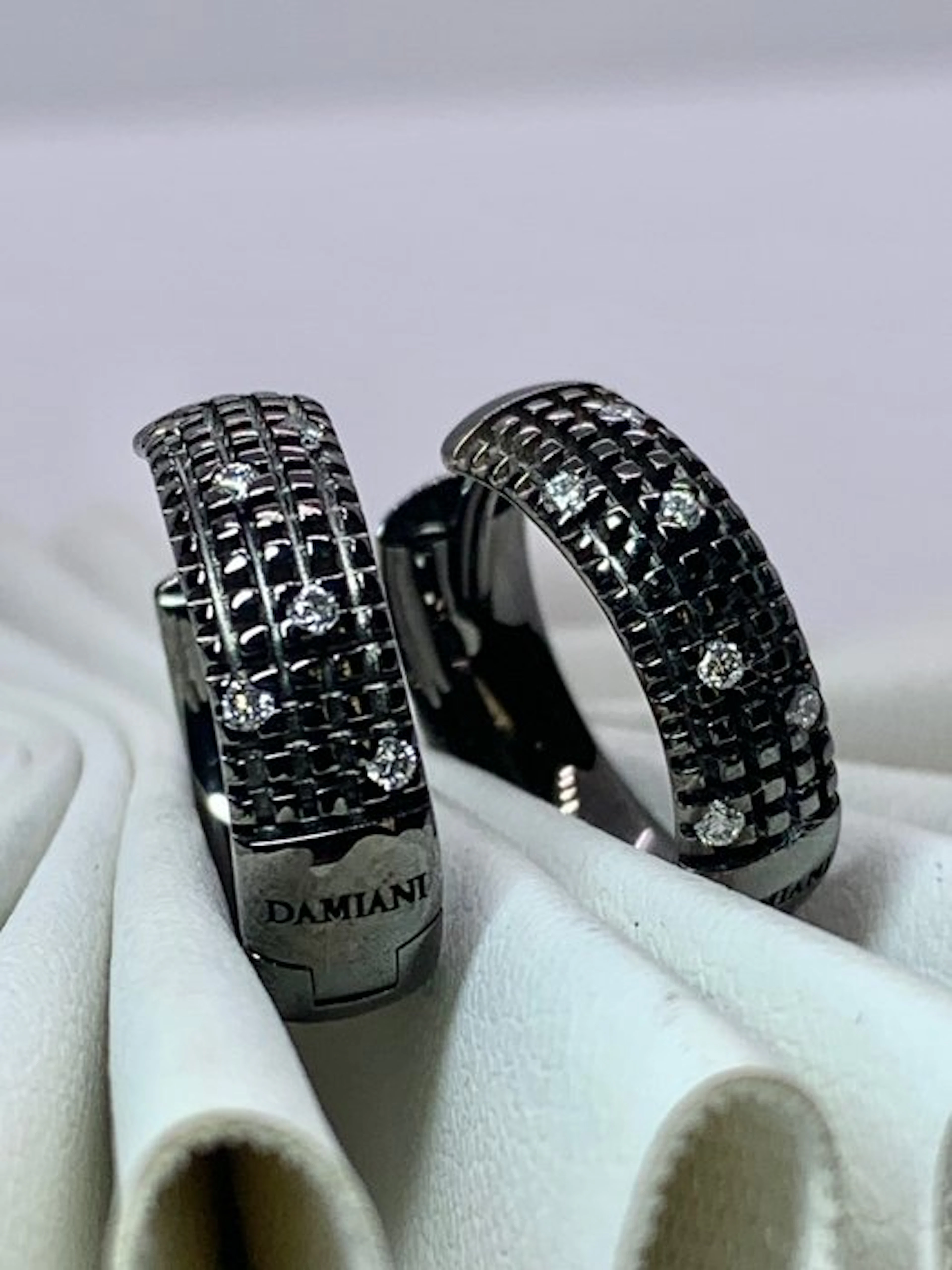Damiani - Earrings gold Diamond (Natural) - Luxury and rare earrings