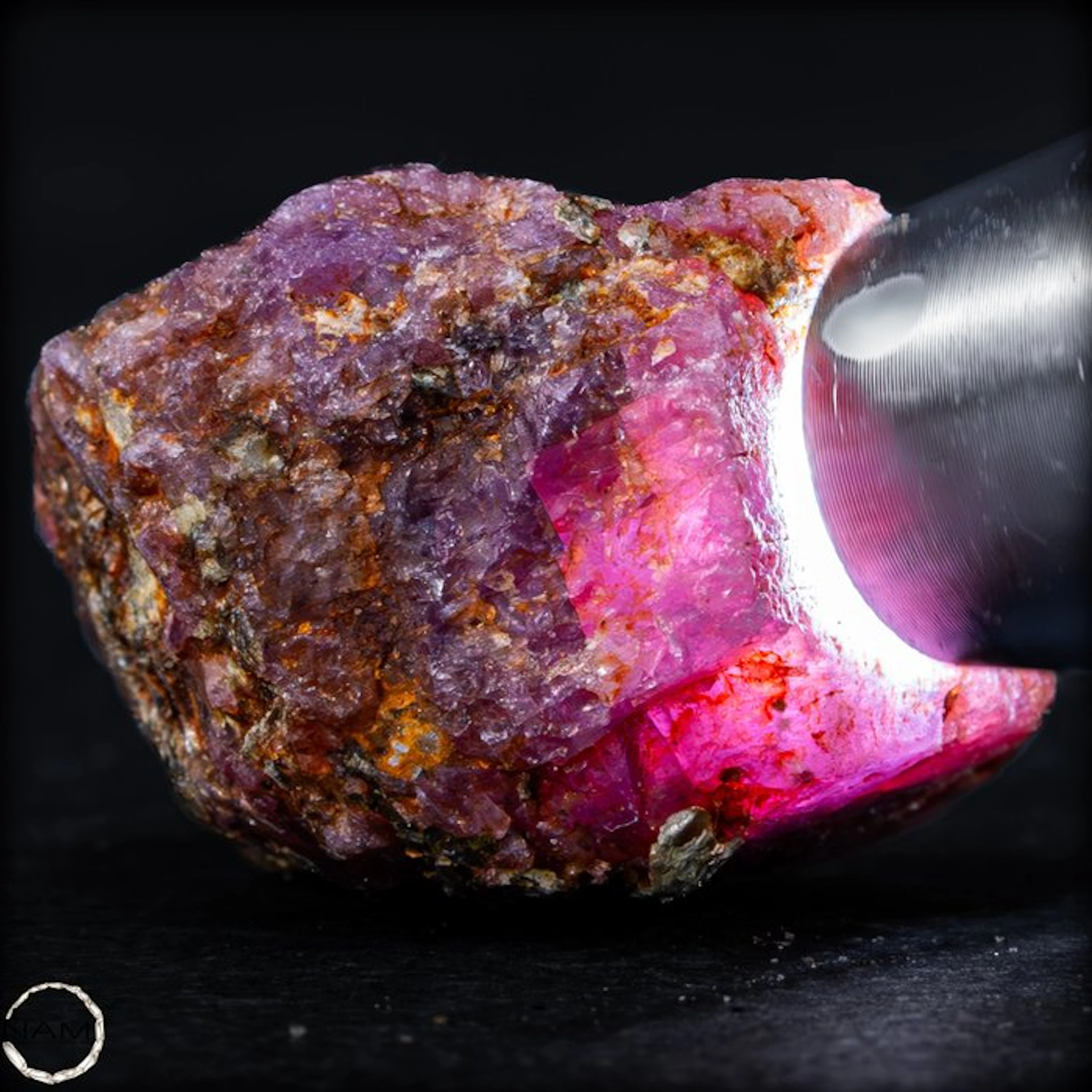 Natural ruby rough – large