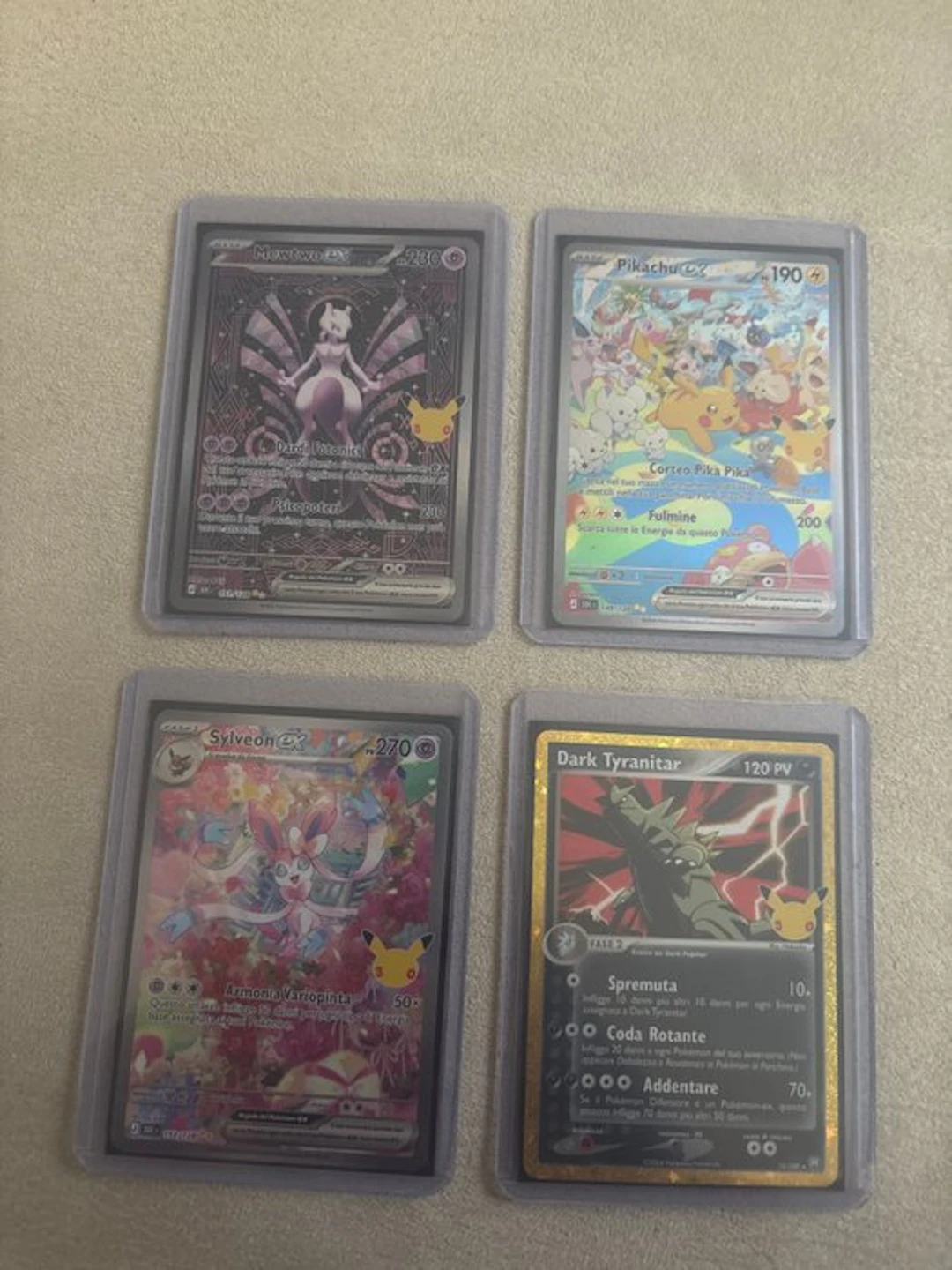 Pokémon - 4 Card - Mewtwo