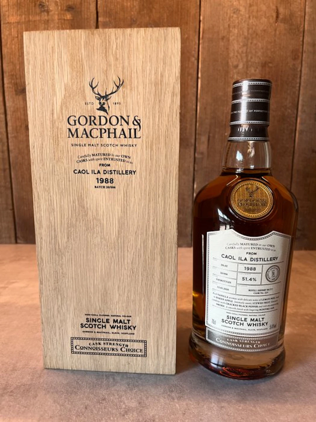 Caol Ila 1988 31 years old Connoisseurs Choice - Gordon & MacPhail - b