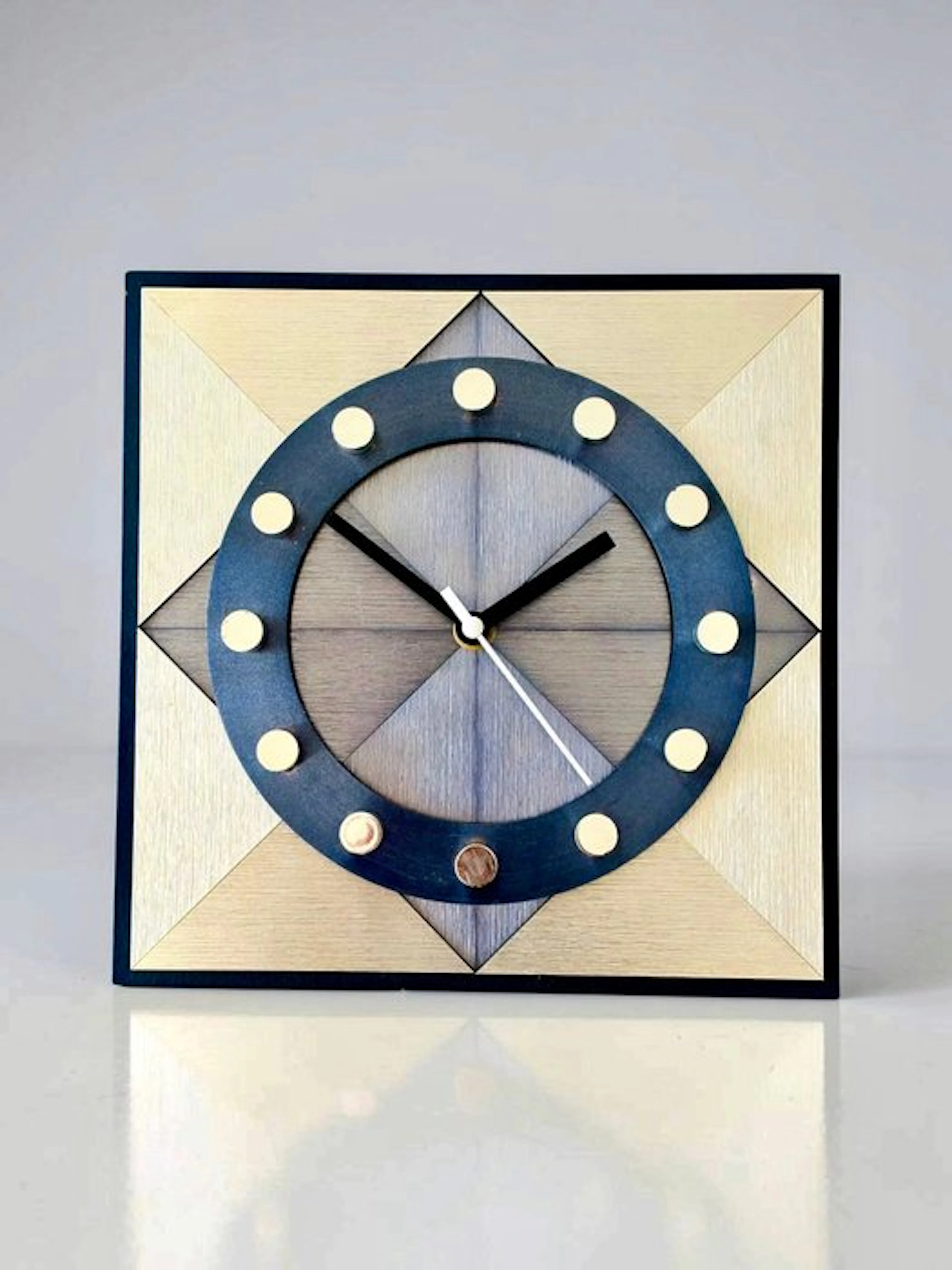 Wall clock - Juwelier Hörl Prototype - Mid-century modern Aluminium - 1970-1980