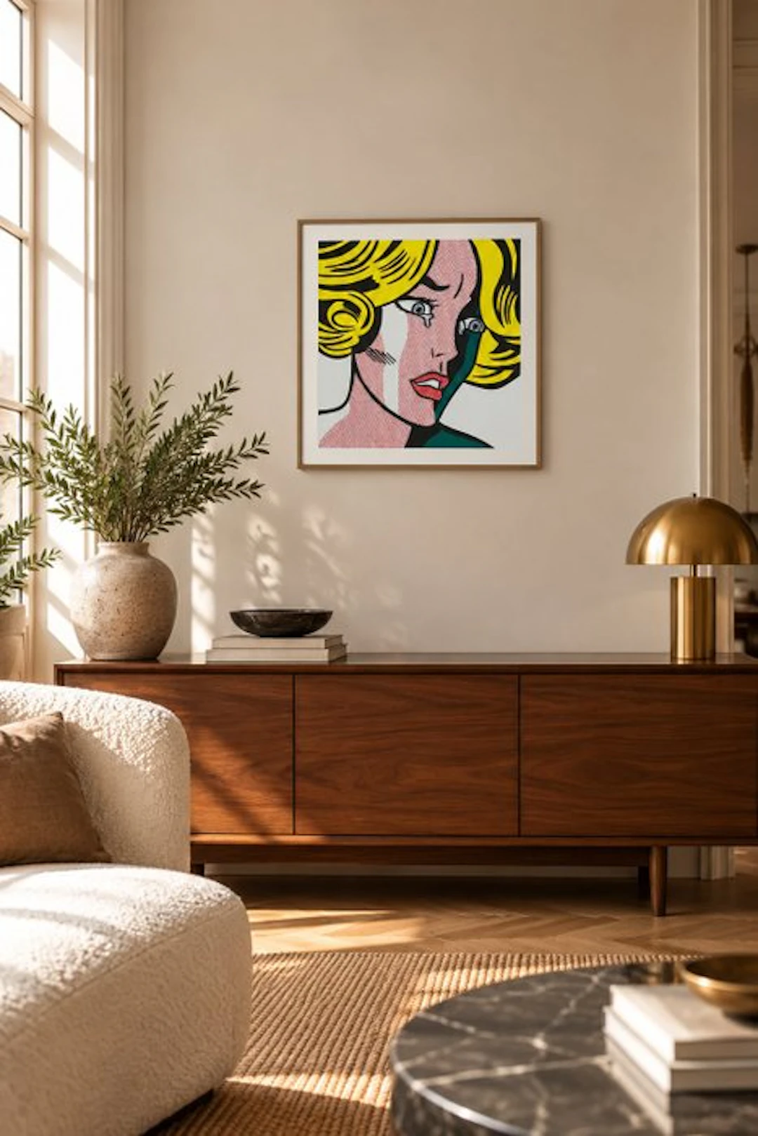 Roy Lichtenstein (after) - FRIGHTENED GIRL - 1990s