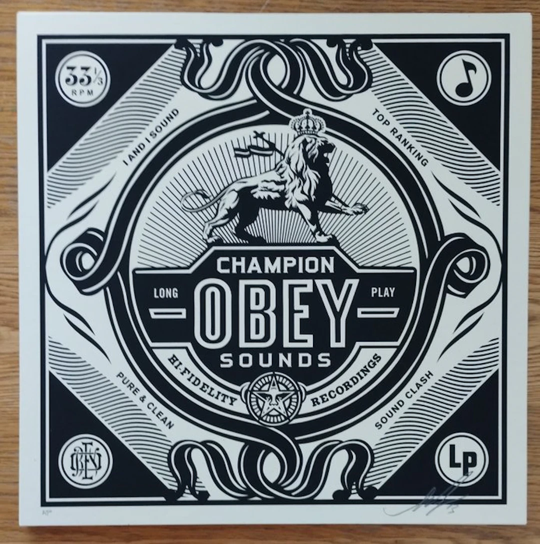 Shepard Fairey (OBEY) (1970) - Champion Sounds (artist proof)