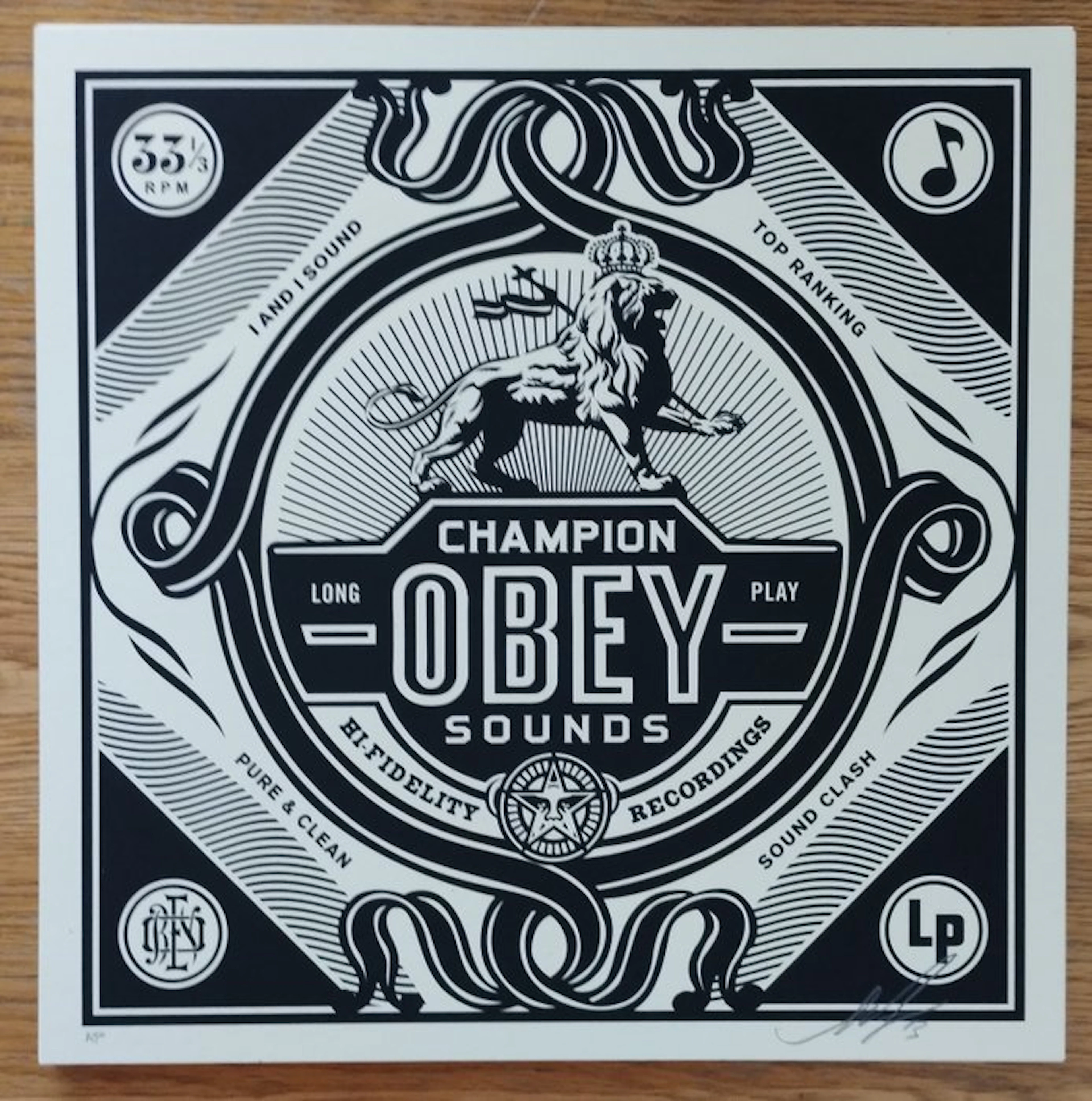 Shepard Fairey (OBEY) (1970) - Champion Sounds (artist proof)