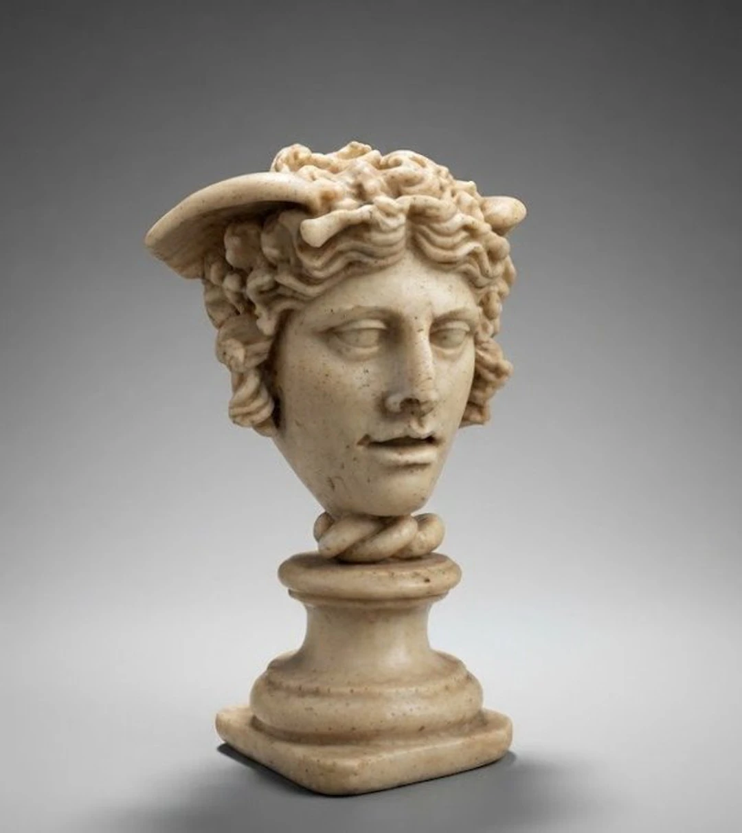 Sculpture, Medusa Rondanini - 21 cm - Reconstituted Carrara marble