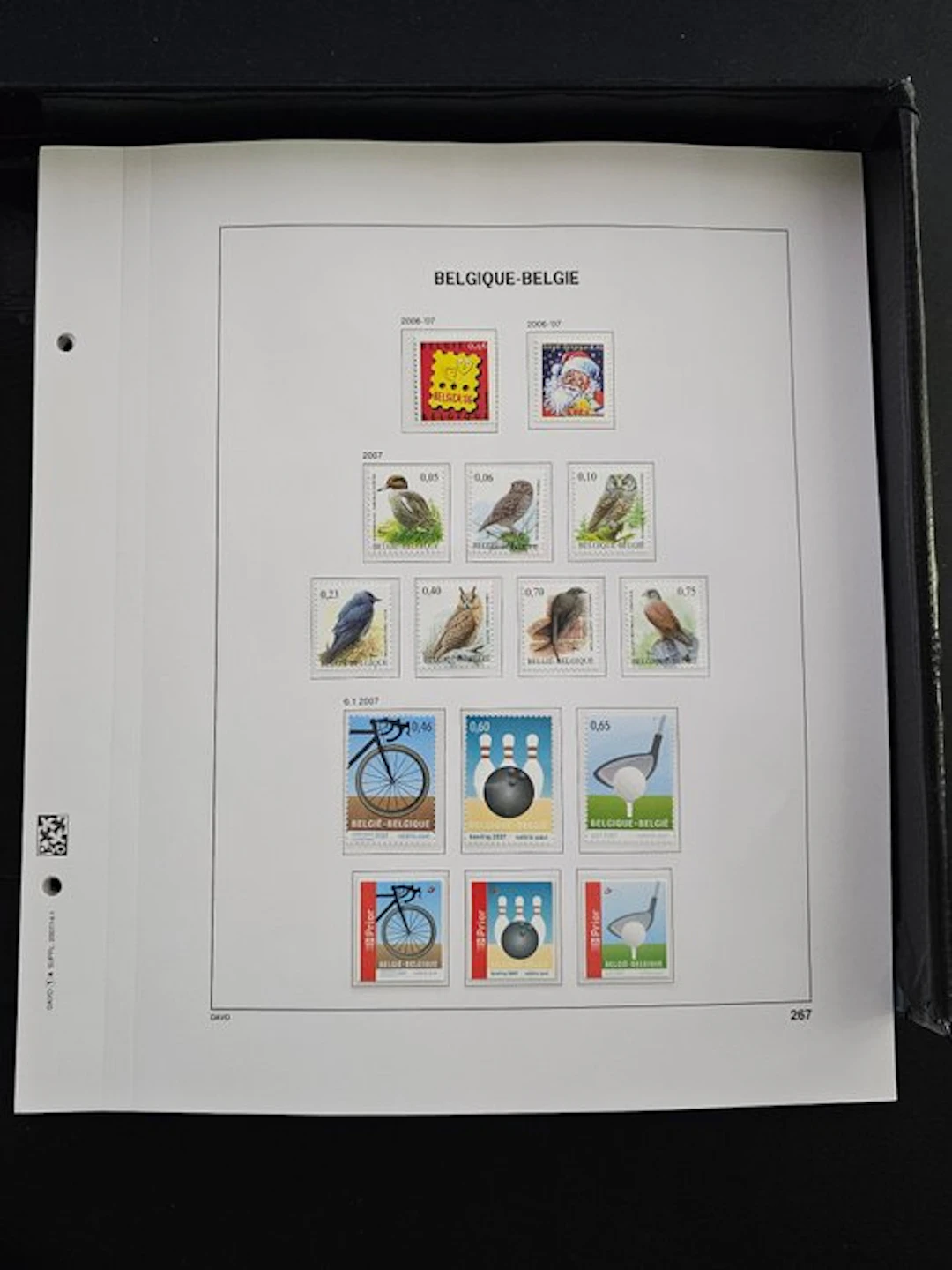 Belgium 2007/2008 - Davo LX sheets with stamps/blocks and...