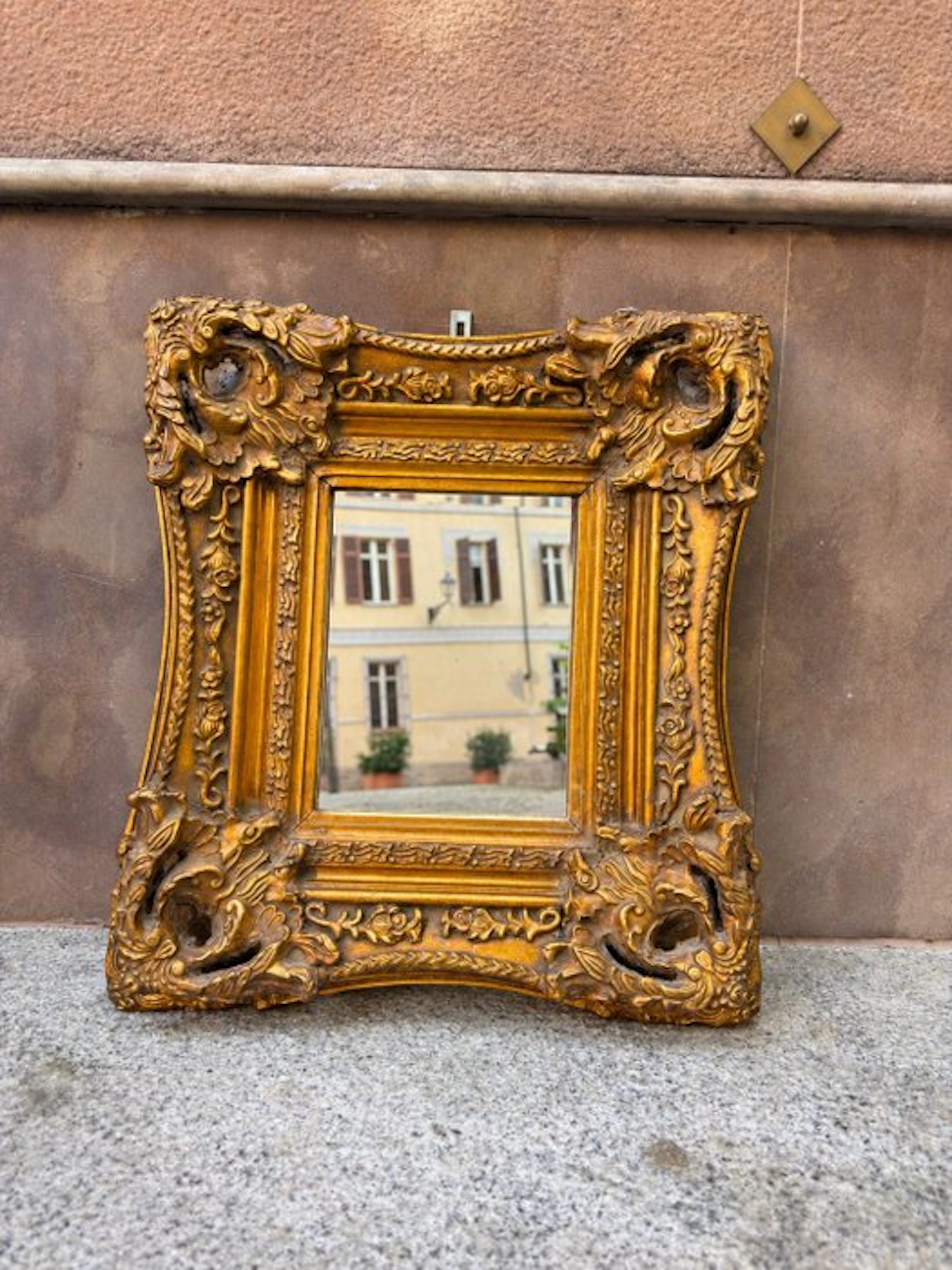 Wall mirror - Wood - Gilt Rococo Frame