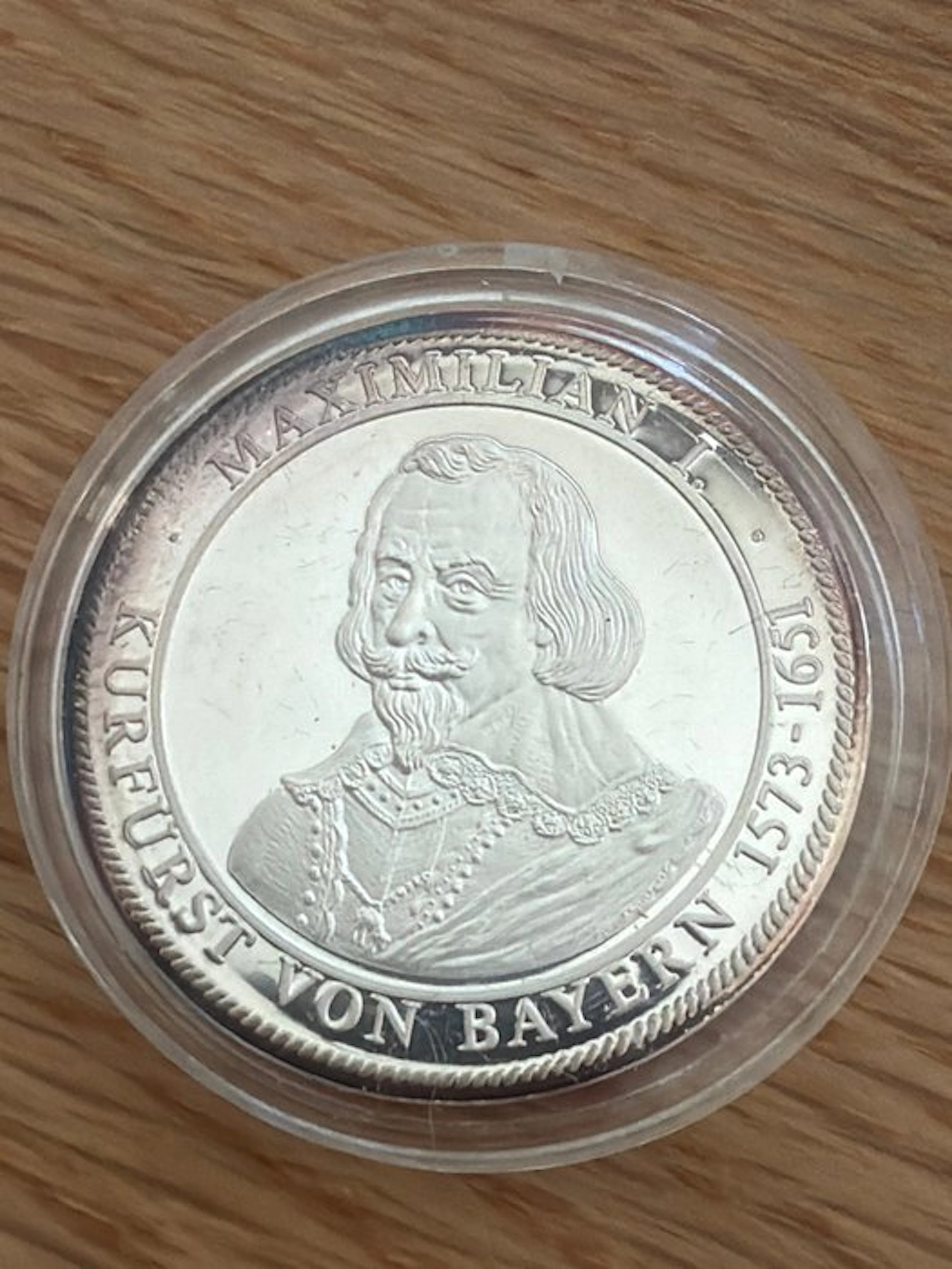 Germany. Silver medal Maximilian I. Bayern 15g (.999) (No reserve price)