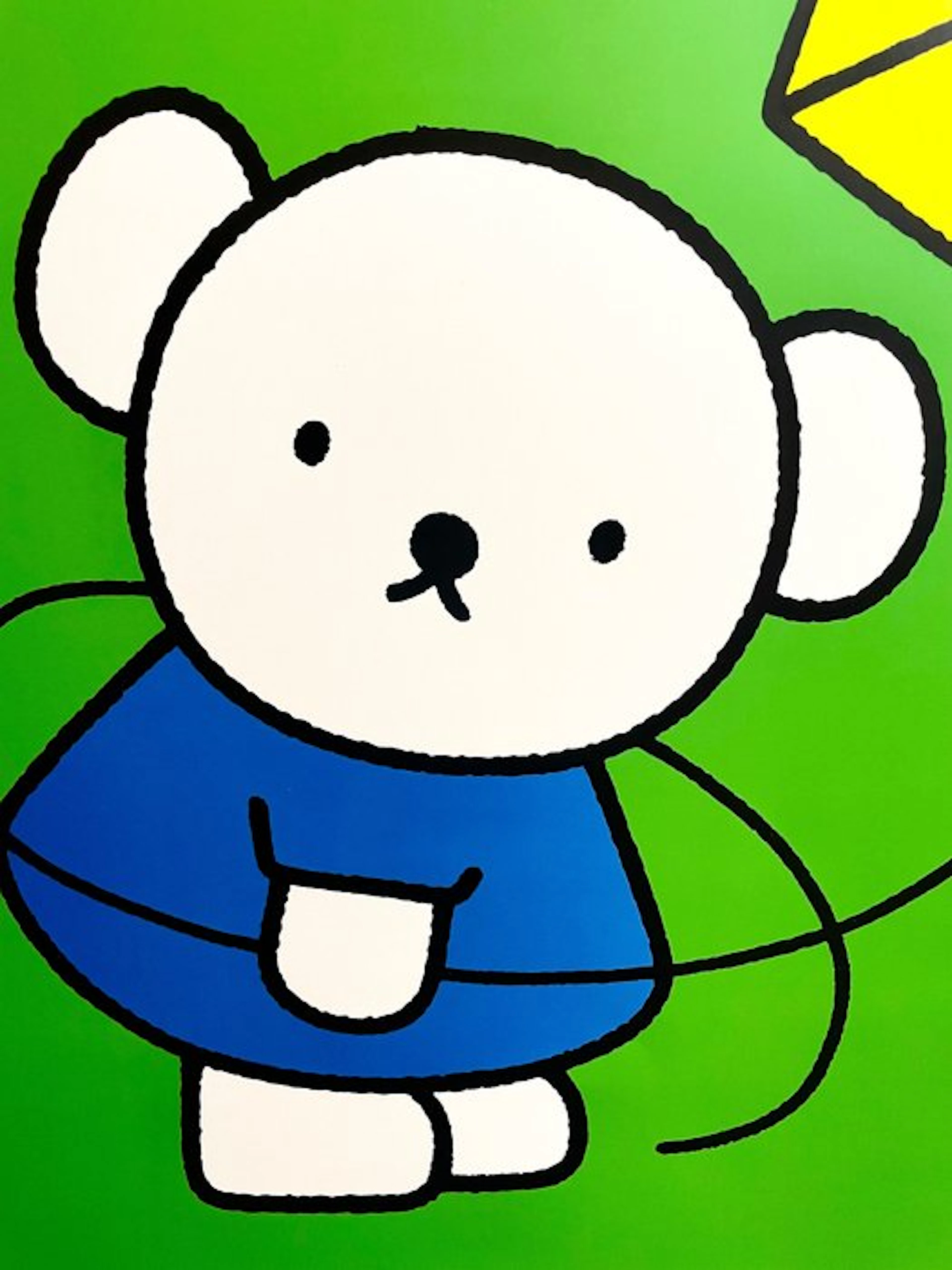 Dick Bruna - Boris Bear playing kite - 1980s