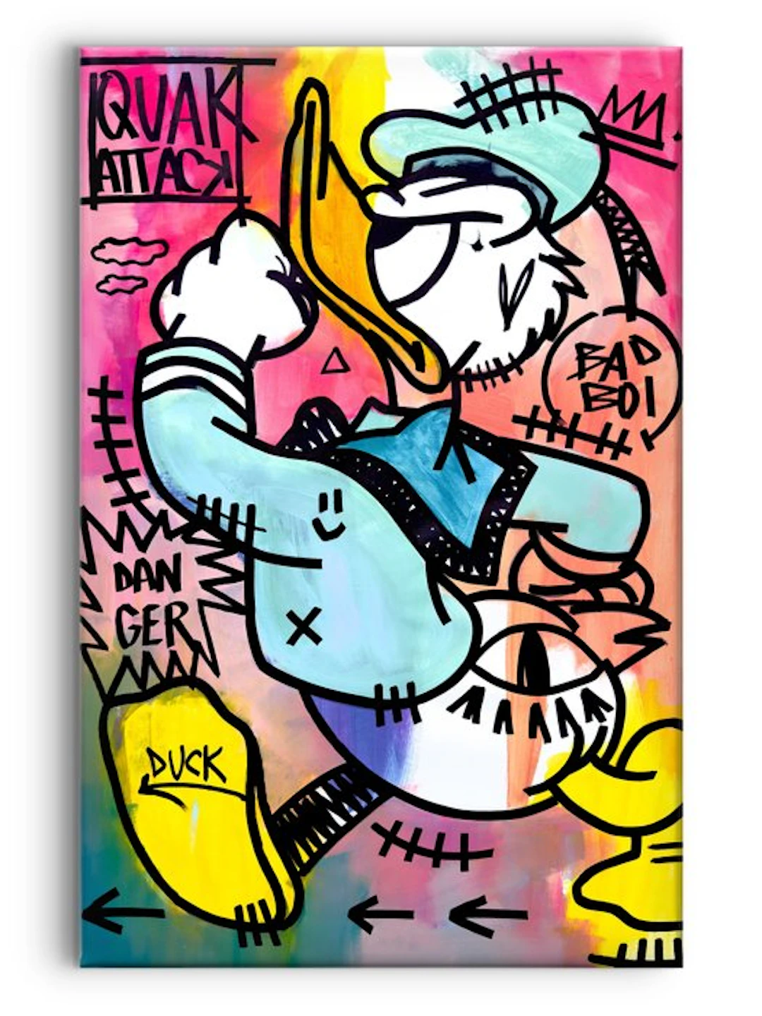 LACRISS (1990) - Paperino Super - Original Paint 100% - XL