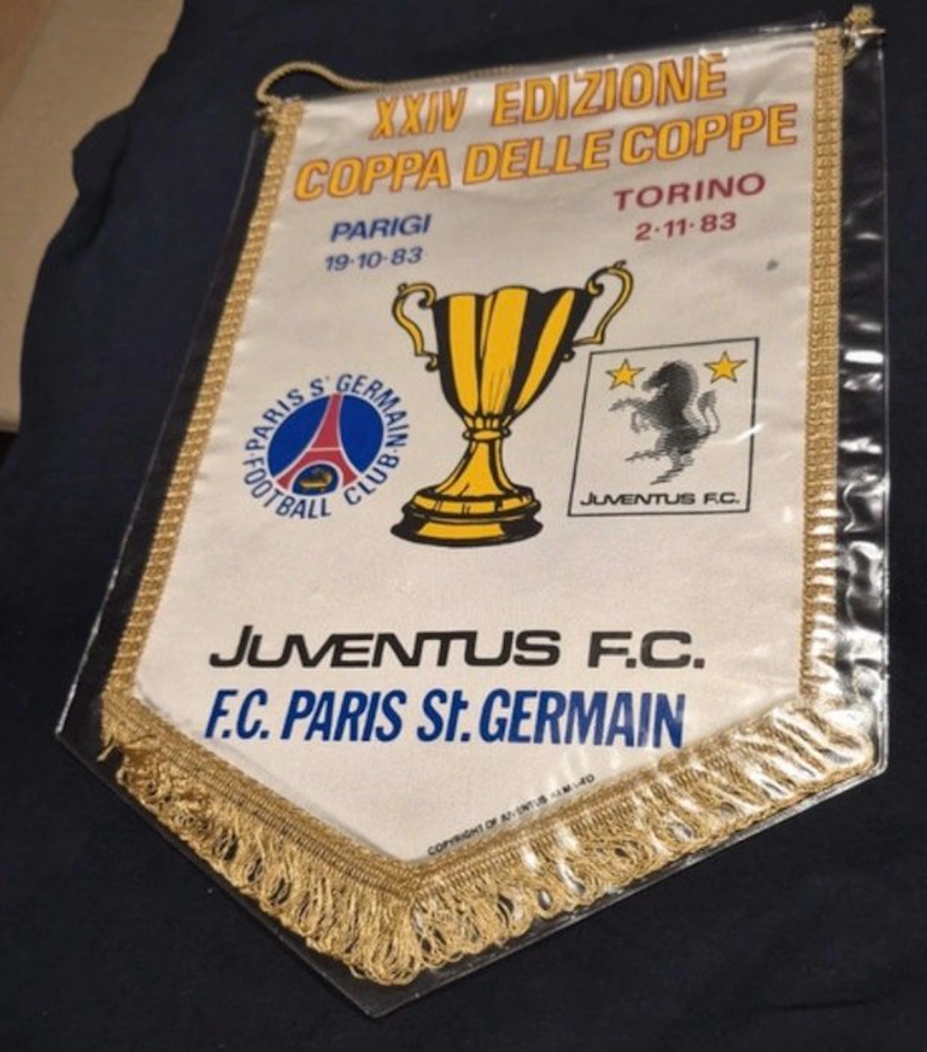 Juventus - Coppa delle Coppe 1984/1984 Juventus paris st...