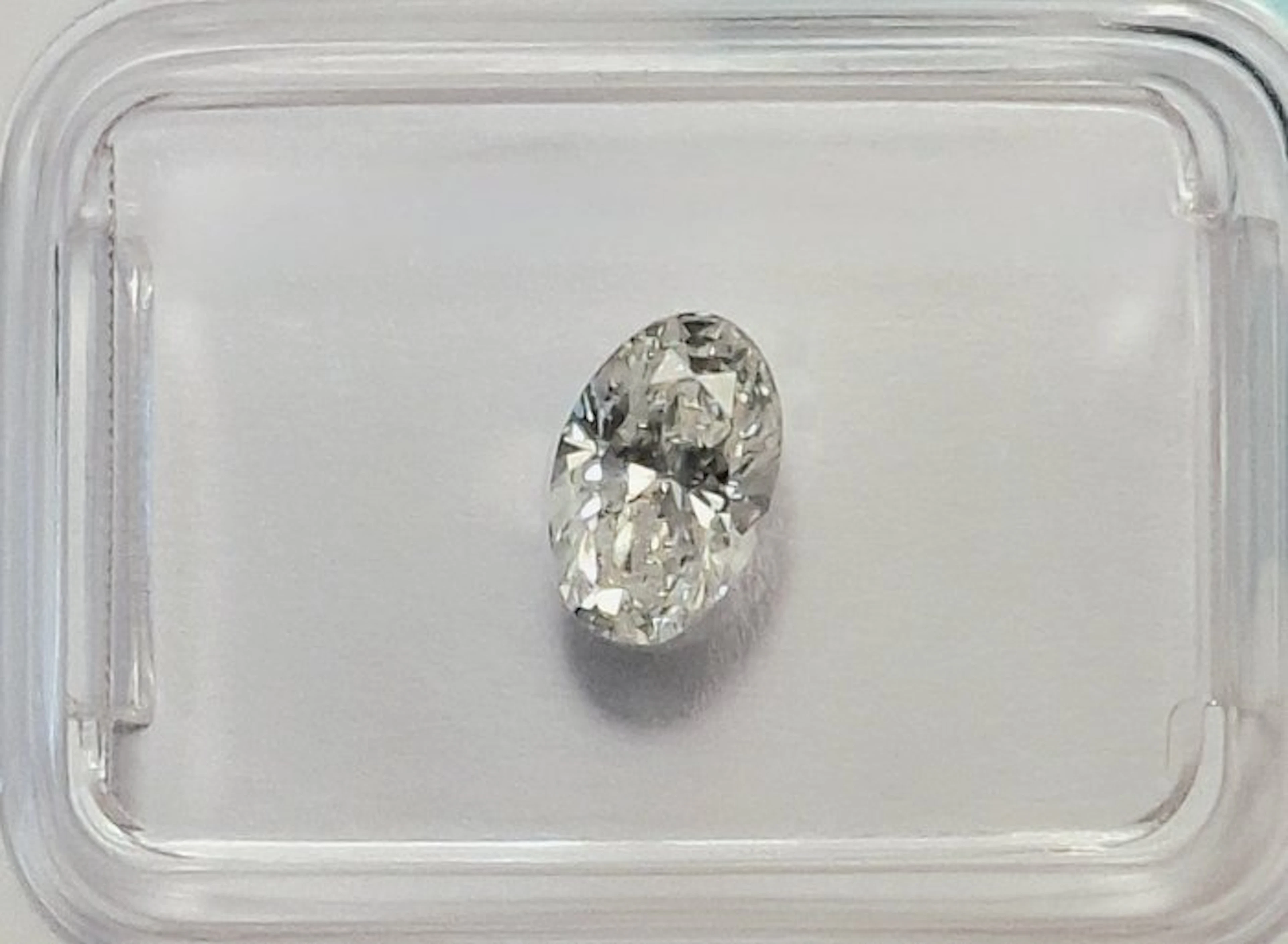 1 pcs Diamond (Natural) - 0.72 ct - Oval - G - VS2...