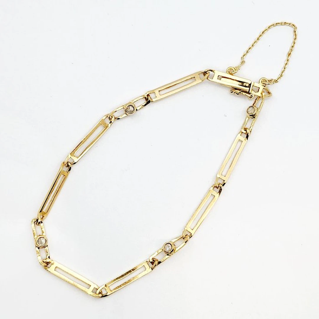 Bracelet - 18 kt. Yellow gold Diamond (Natural)