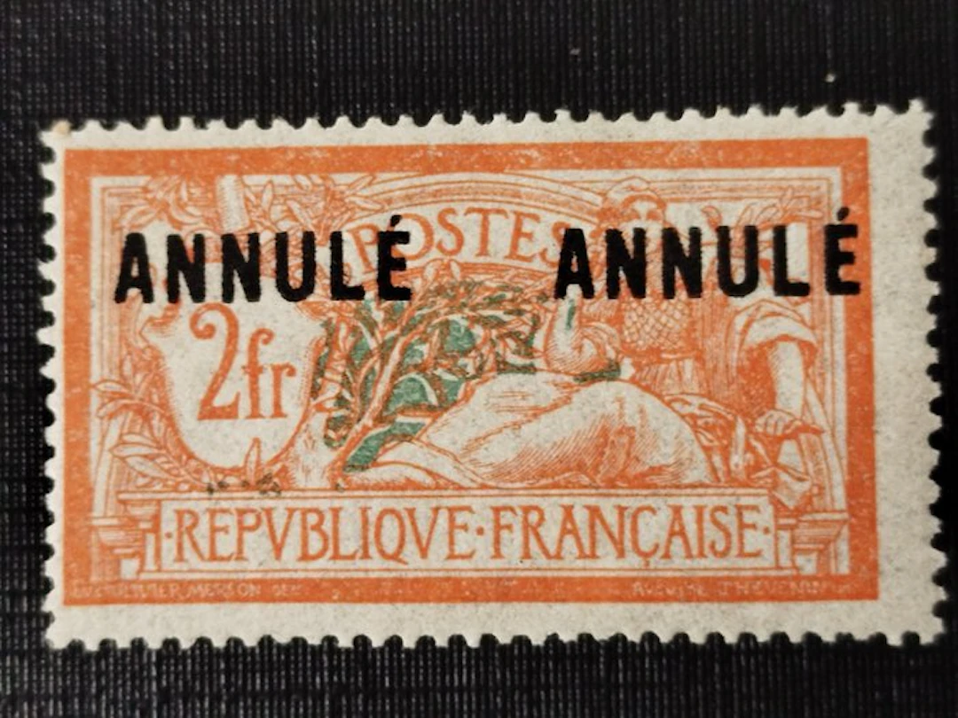 France - France - 2F Merson instruction course canceled - Yvert n°145-CI1