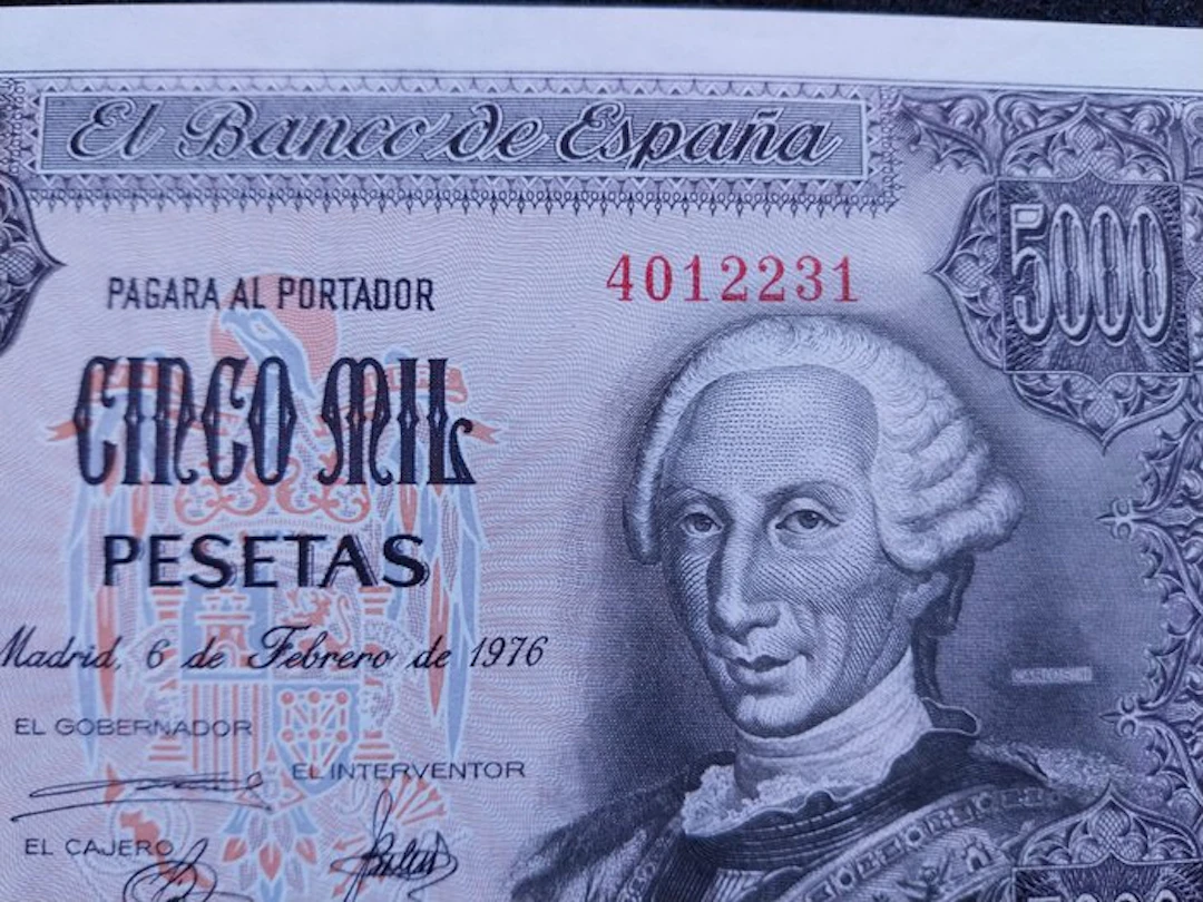 Spain. - 5000 Pesetas 1976 - Pick 155 (No reserve price)