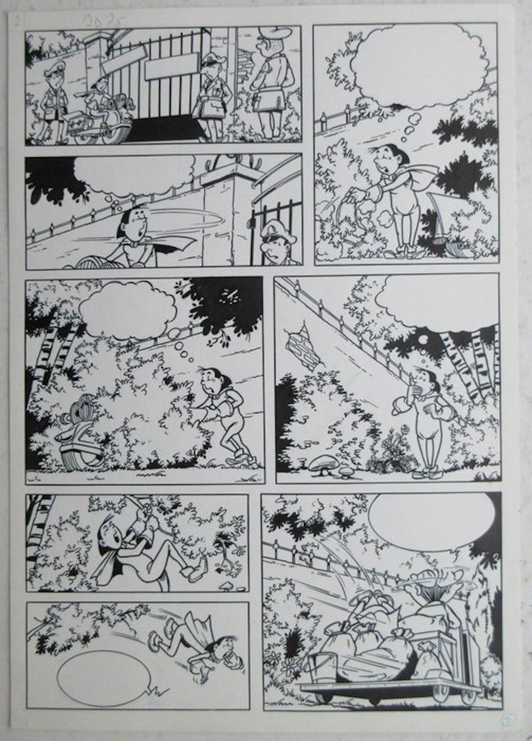 Studio Vandersteen - 1 Original page - Jerom - De kleurenzaaier p. 5