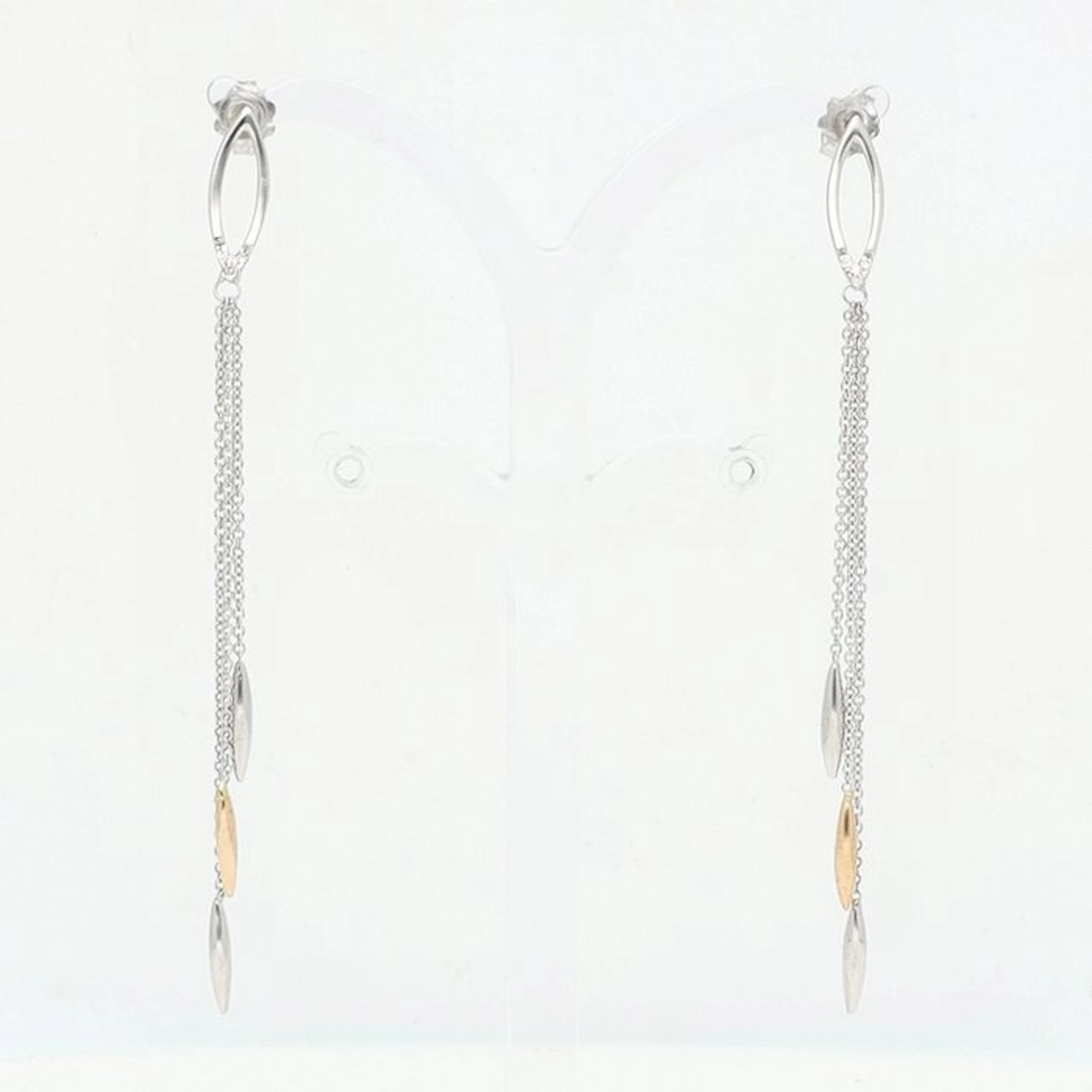 Earrings - 18 kt. Rose gold, White gold Diamond (Natural) - Comet