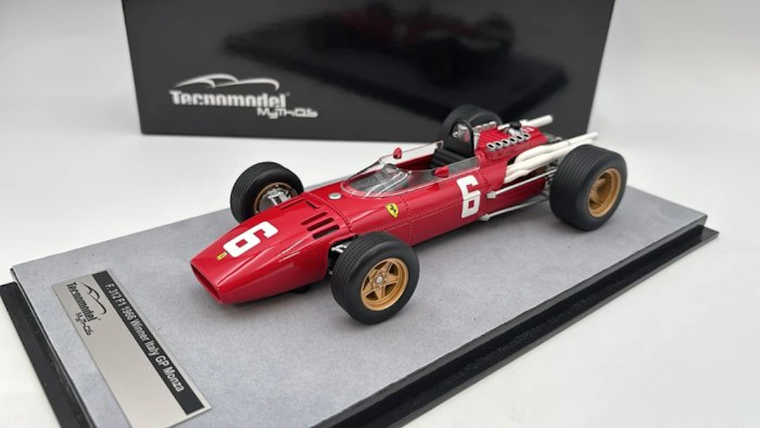 Tecnomodel 1:18 - Model car - Ferrari 312 F1 Scarfiotti...
