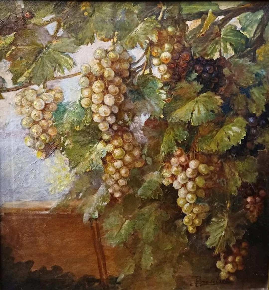 Italian school (XIX) - Grappoli di uva