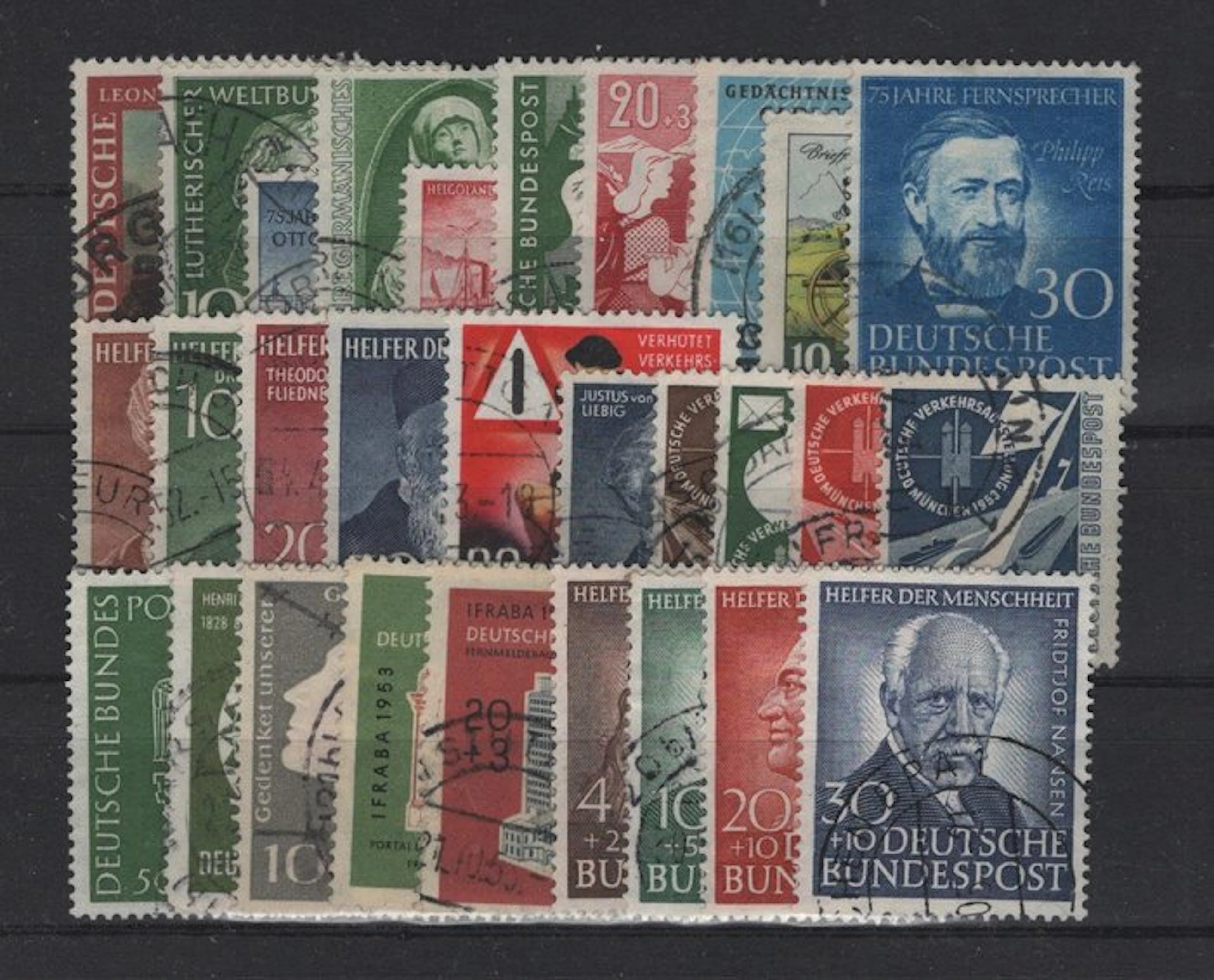 Germany, Federal Republic 1952/1953 - Vintages of impeccable quality