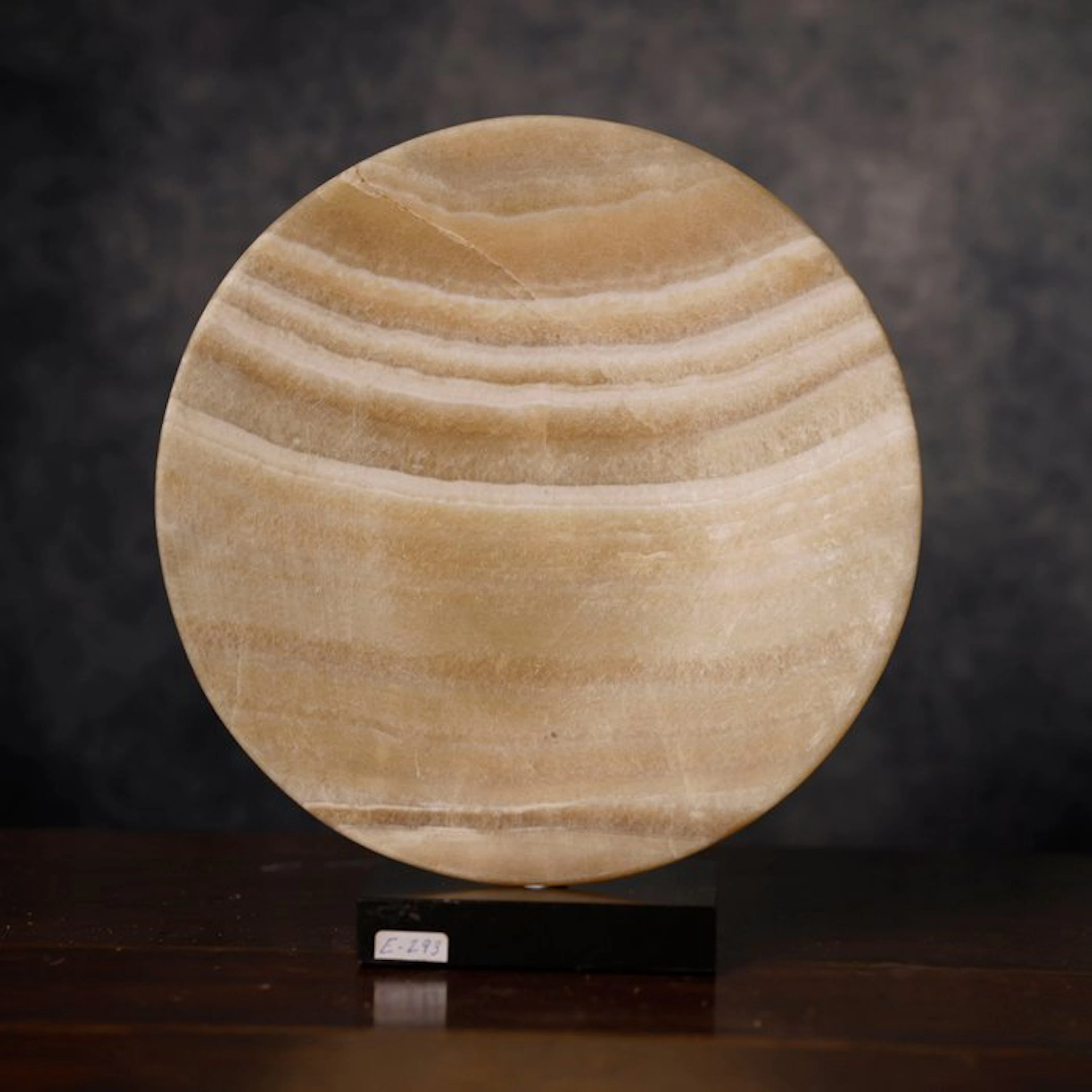 Ancient Egypt, Alabaster plate, Tinite period - 3.2 cm