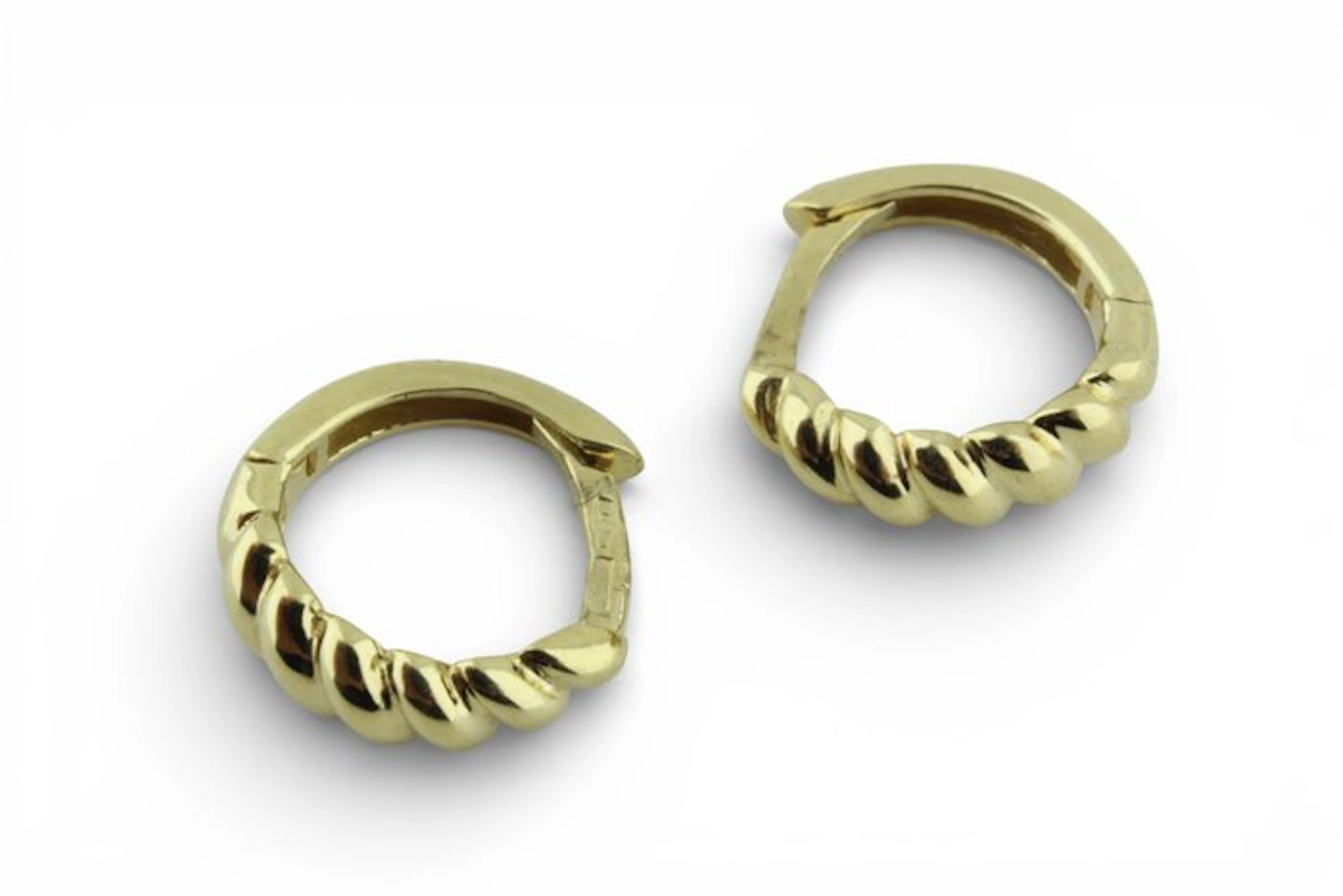 Earrings - 18 kt. Yellow gold
