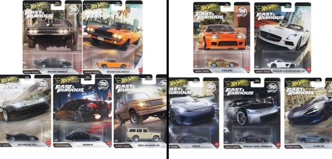Hot Wheels 1:64 - Model car (20) - Fast & Furious collectie