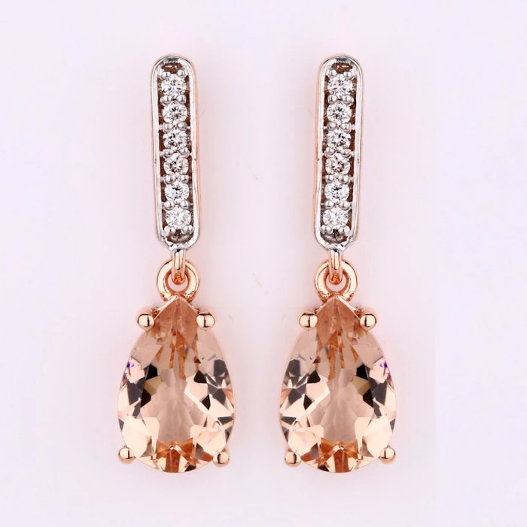 No reserve price - Earrings - 14 kt