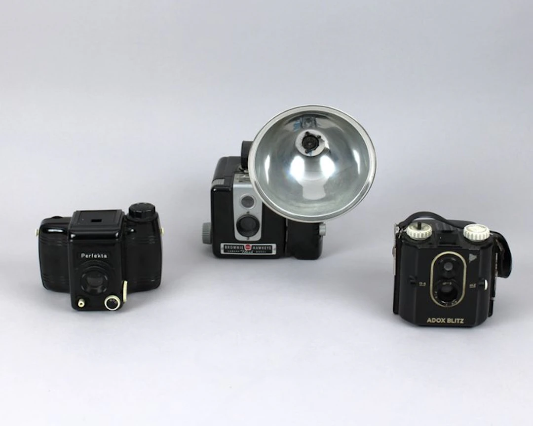 ADOX, Perfekta, Brownie Blitz en Hawkeye Analogue camera