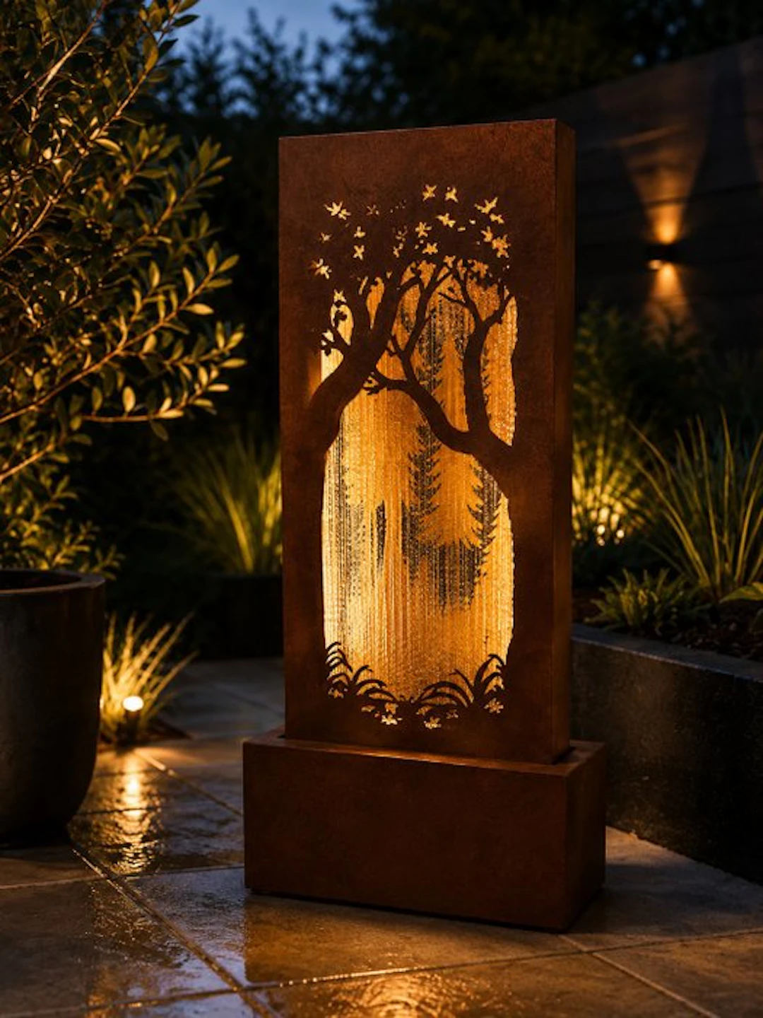 Contemporary Fountain - 2026 - Design light object - rust