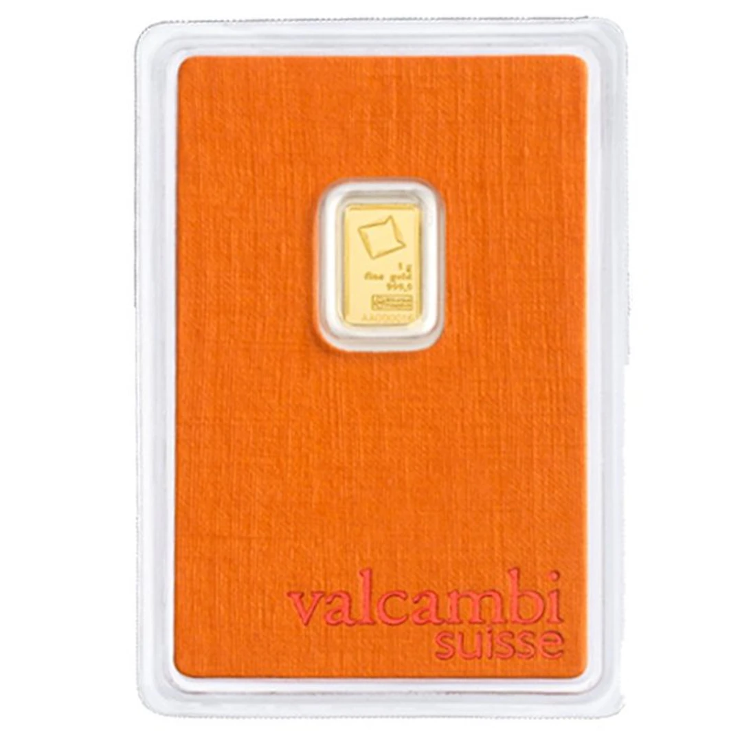 1 gram - Gold .999 - Valcambi - Sealed & with certificate (No reserve price)