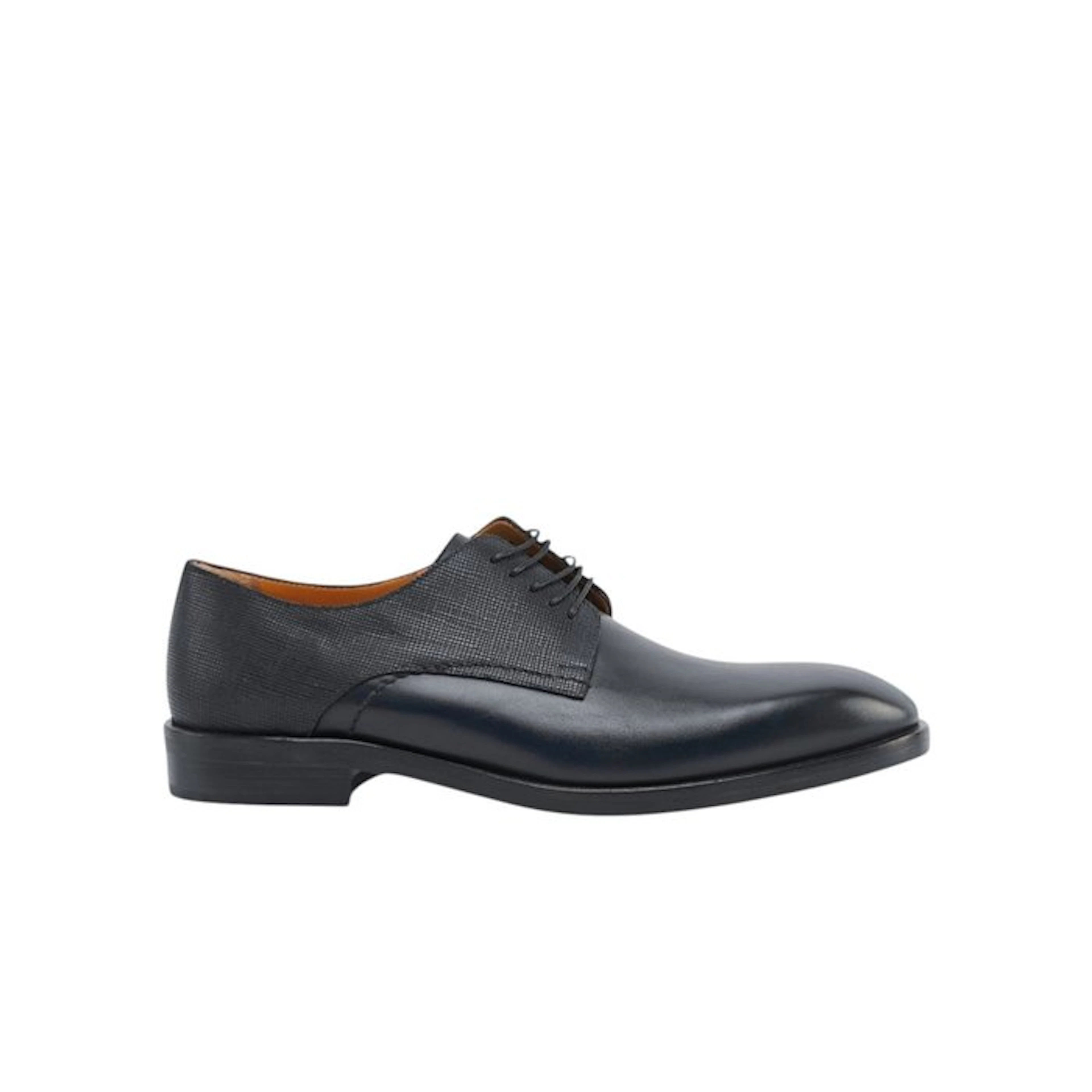 TESTONI - 8 UK - 42 IT - Derby Shoes Calf Blue Navy...