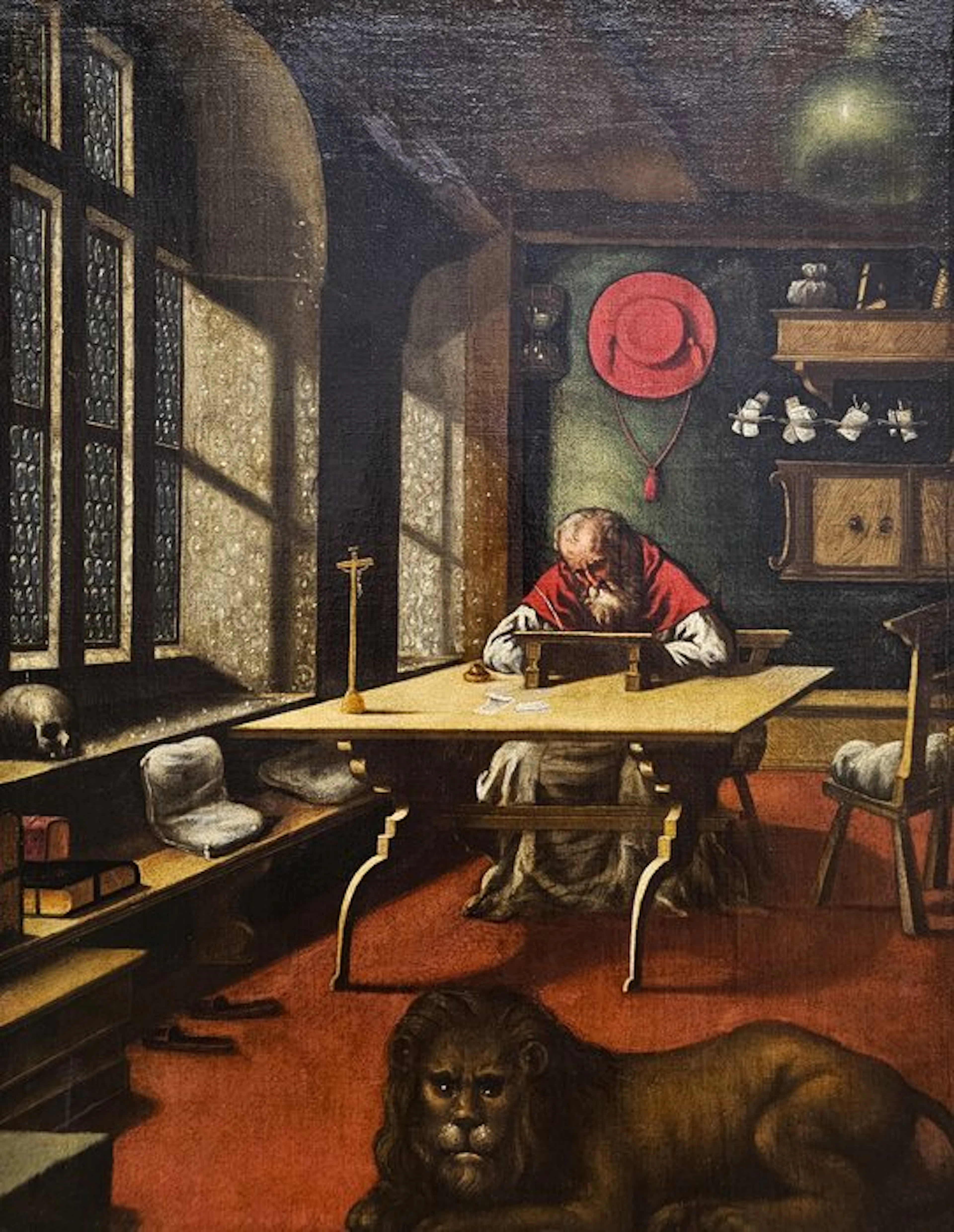 Según Albrecht Dürer (1471–1528) - Saint Jerome in His Study