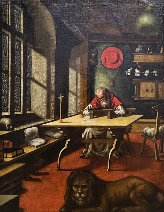 Albrecht Dürer (1471–1528), Según - Saint Jerome in His Study