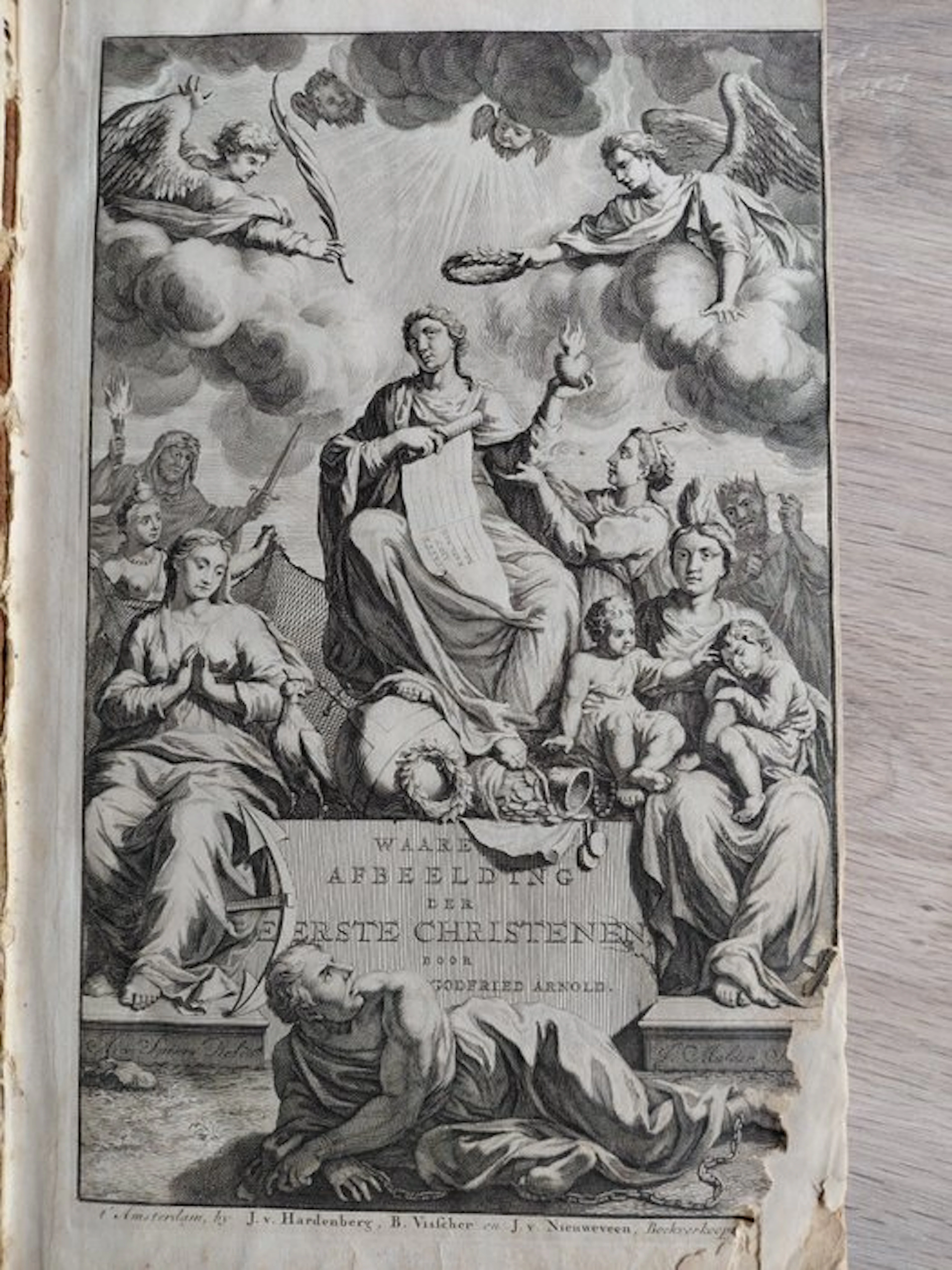 Godfried Arnold - Waare afbeelding der eerste Christenen - 1700