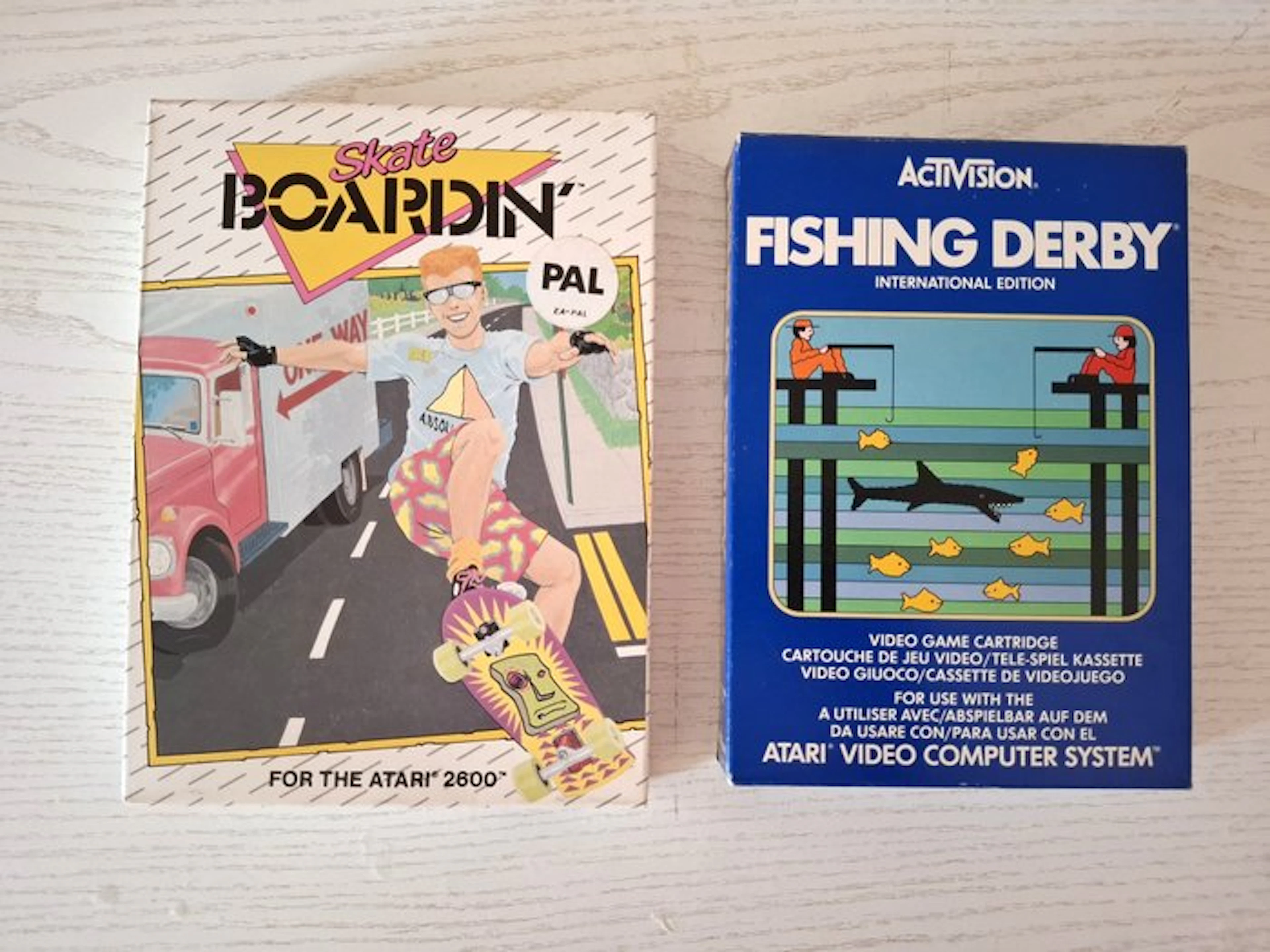 Atari - Atari 2600 - Skate Boardin' / Fishing Derby...