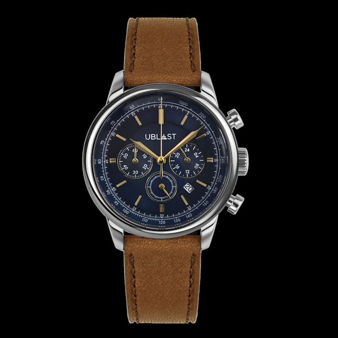 Ublast - Noble Chronograph - Sapphire Glass - REF.UBNOB40BU - Ltd