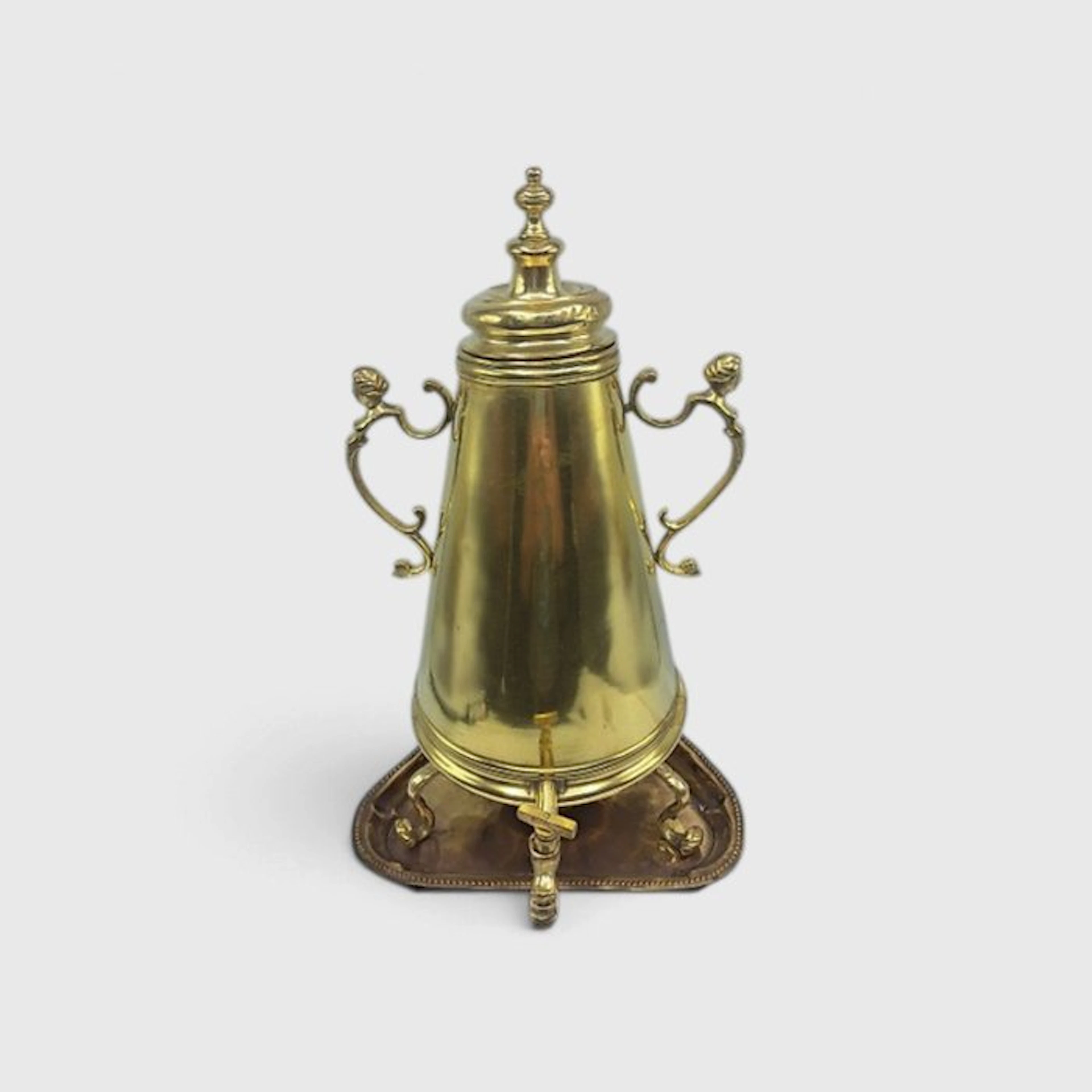 Coffee pot - 19e Eeuw - Brass, Tin, Copper - Kraantjeskan
