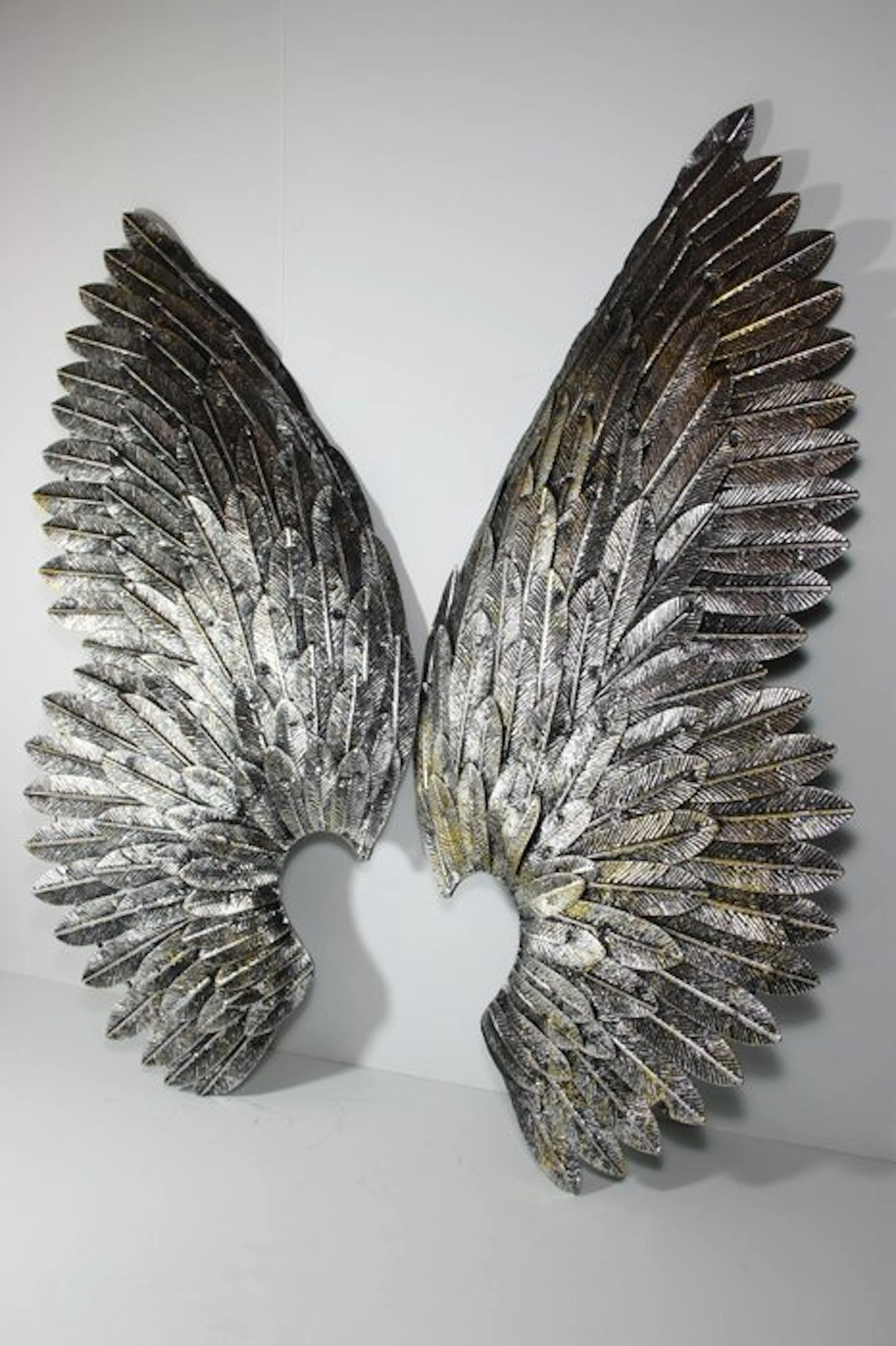 Decorative ornament - PAIR OF LARGE ANGEL WINGS - 80CM - Wall Decoration