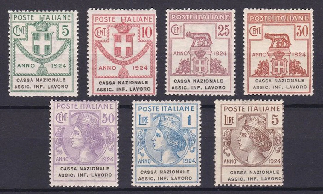 Italy Kingdom 1924 - Parastatal Agencies National Fund...