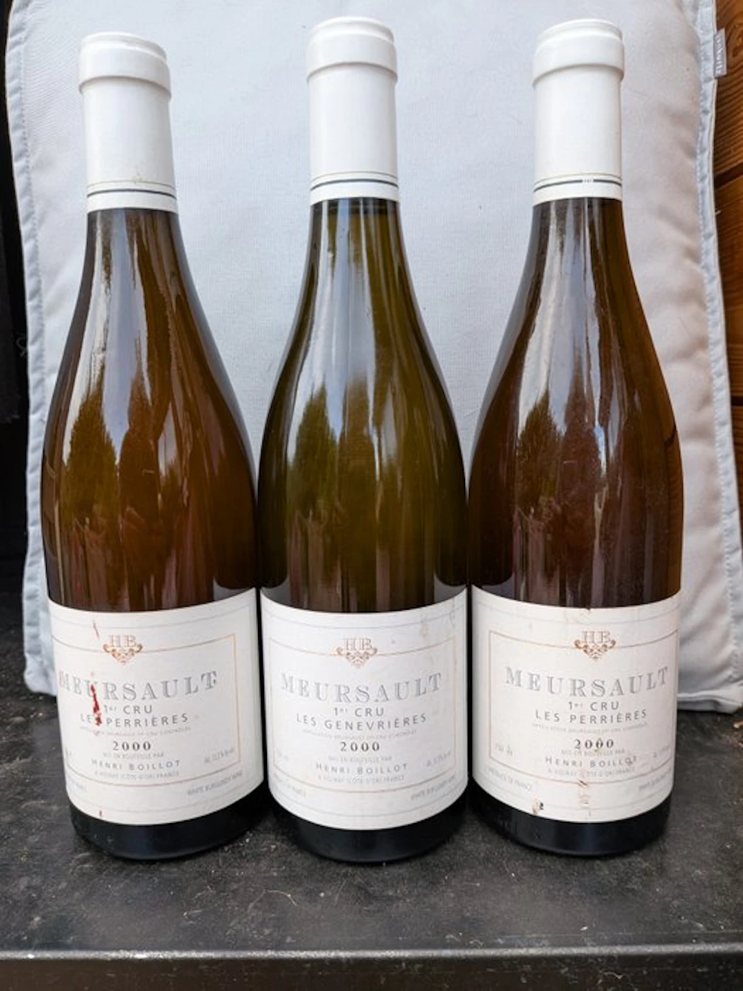 2000 Henri Boillot "Les Genevrières" - Meursault 1er Cru - 3 Bottles (0.75L)