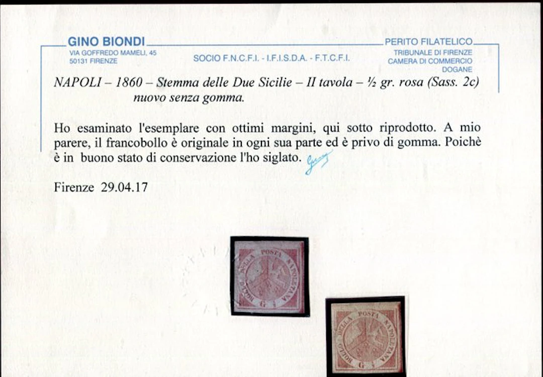 Italian Ancient States - Naples 1858 - 1/2 grano 2nd plate