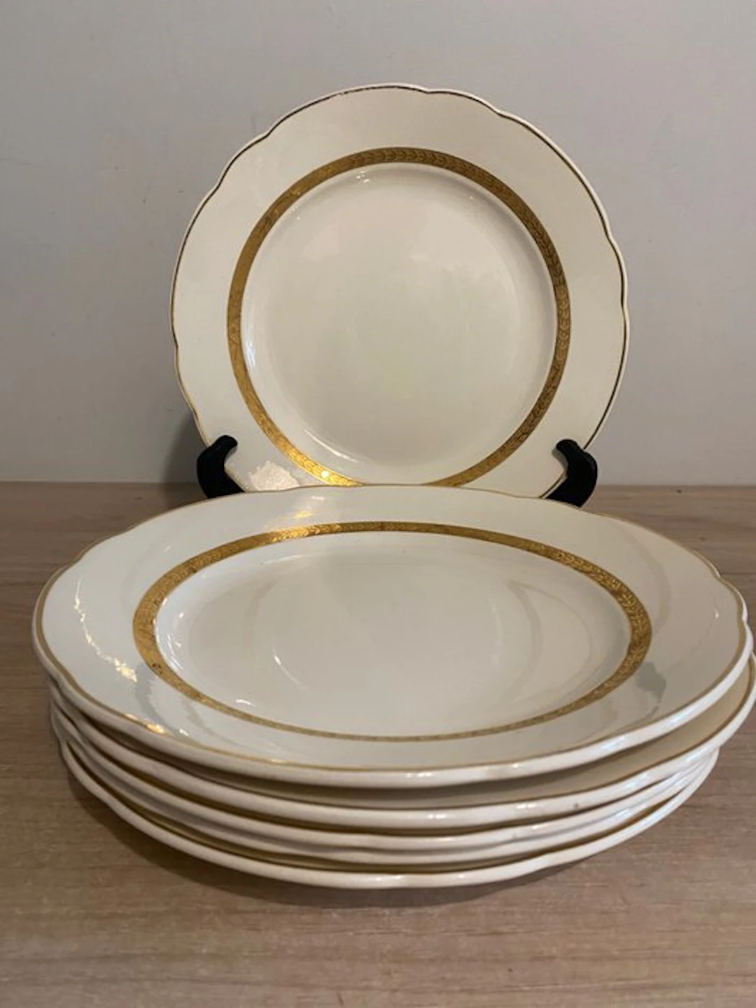 Villeroy & Boch - Serving plate (6) - Porcelain - Villeroy flat plate