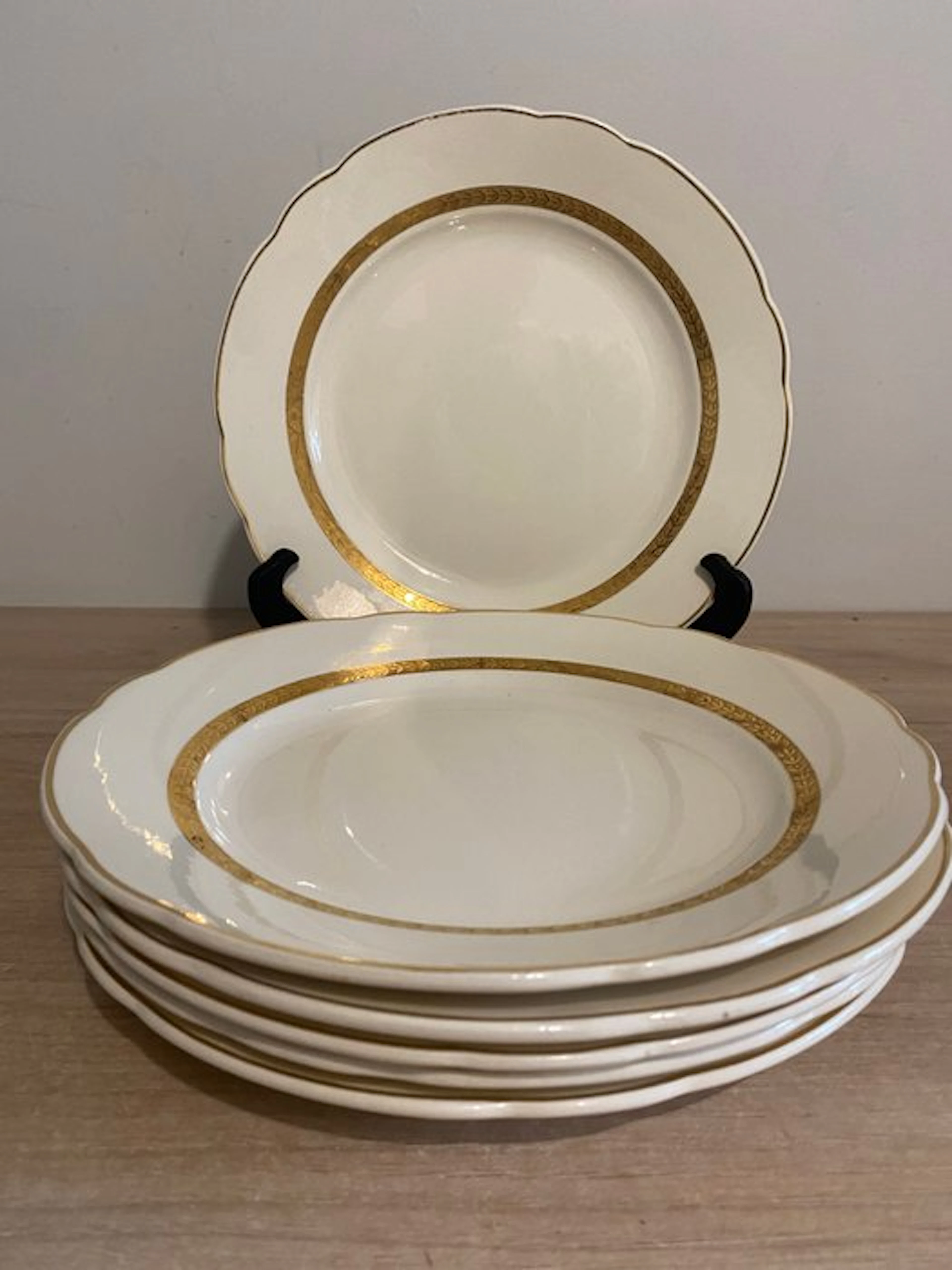 Villeroy & Boch - Serving plate (6) - Porcelain - Villeroy flat plate