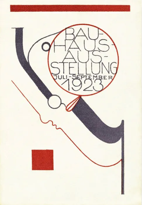 Oskar Schlemmer - “Bauhaus-Ausstellung, 1923”. - 47 x 33 cm