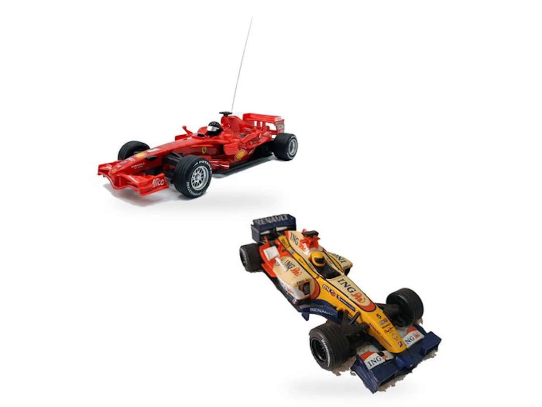 New Ray 1:24 - Model race car - Ferrari F2008 y Renault R28