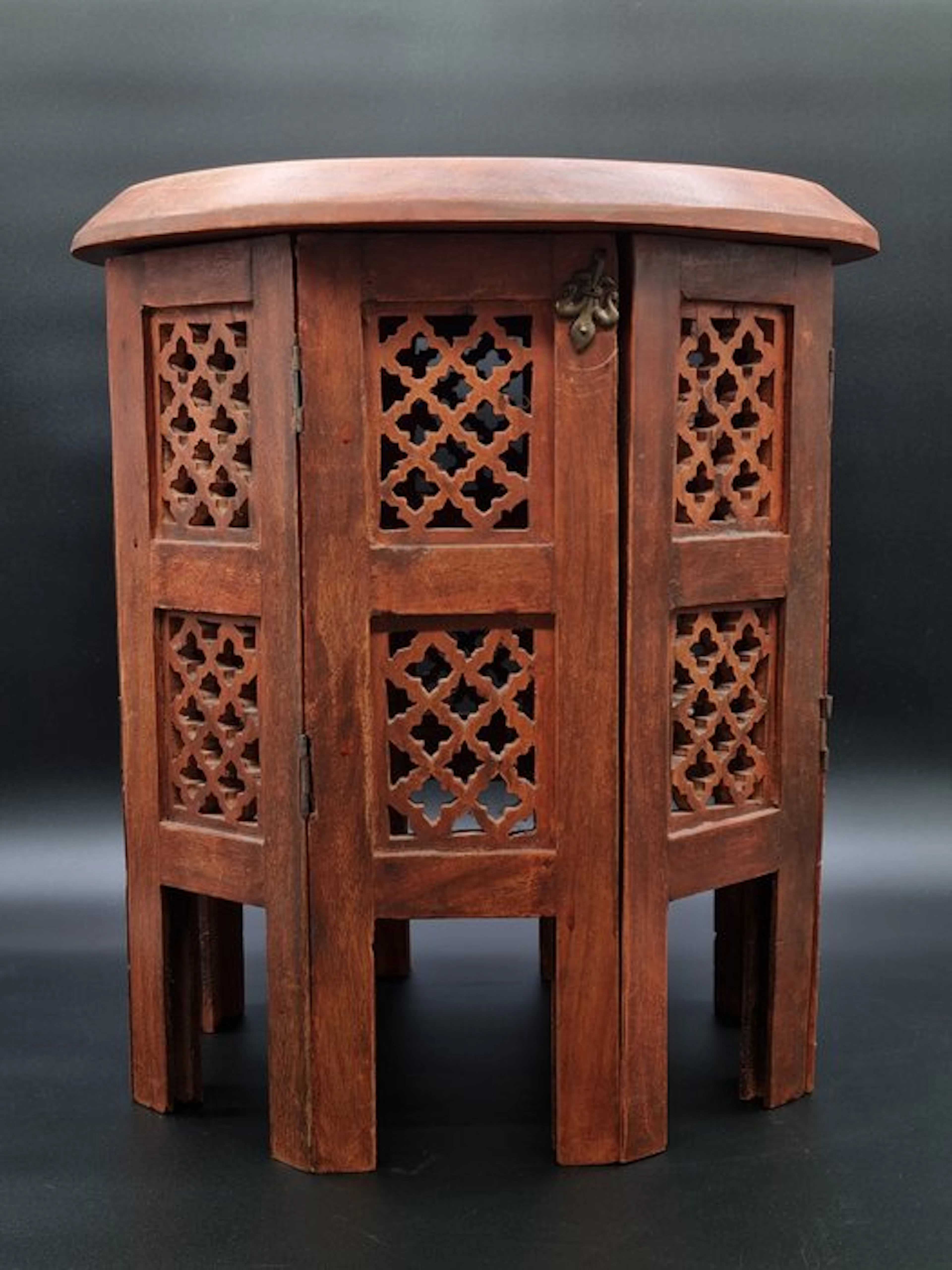 Orientalischer Klapptisch – Achteckiger Holz Beistelltisch - Side table - Wood