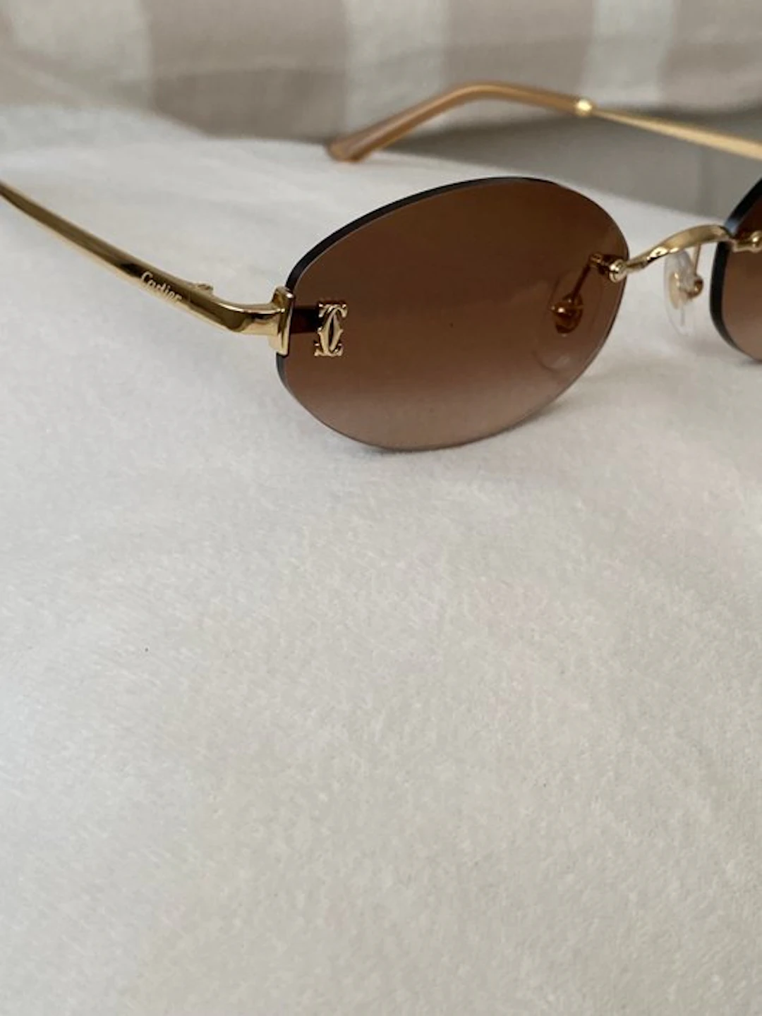 Cartier - C Decor Rimless - Sunglasses