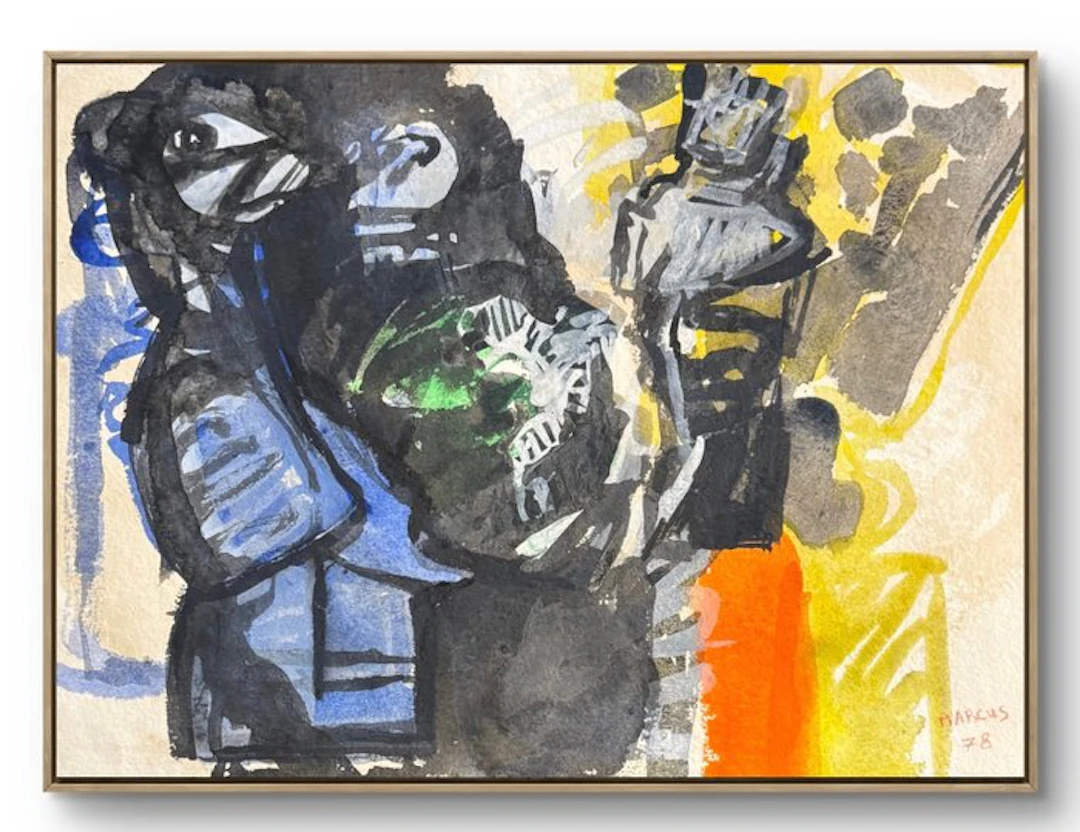 Marcus de Vestele (1941-2024) - Composition Cobra aux...